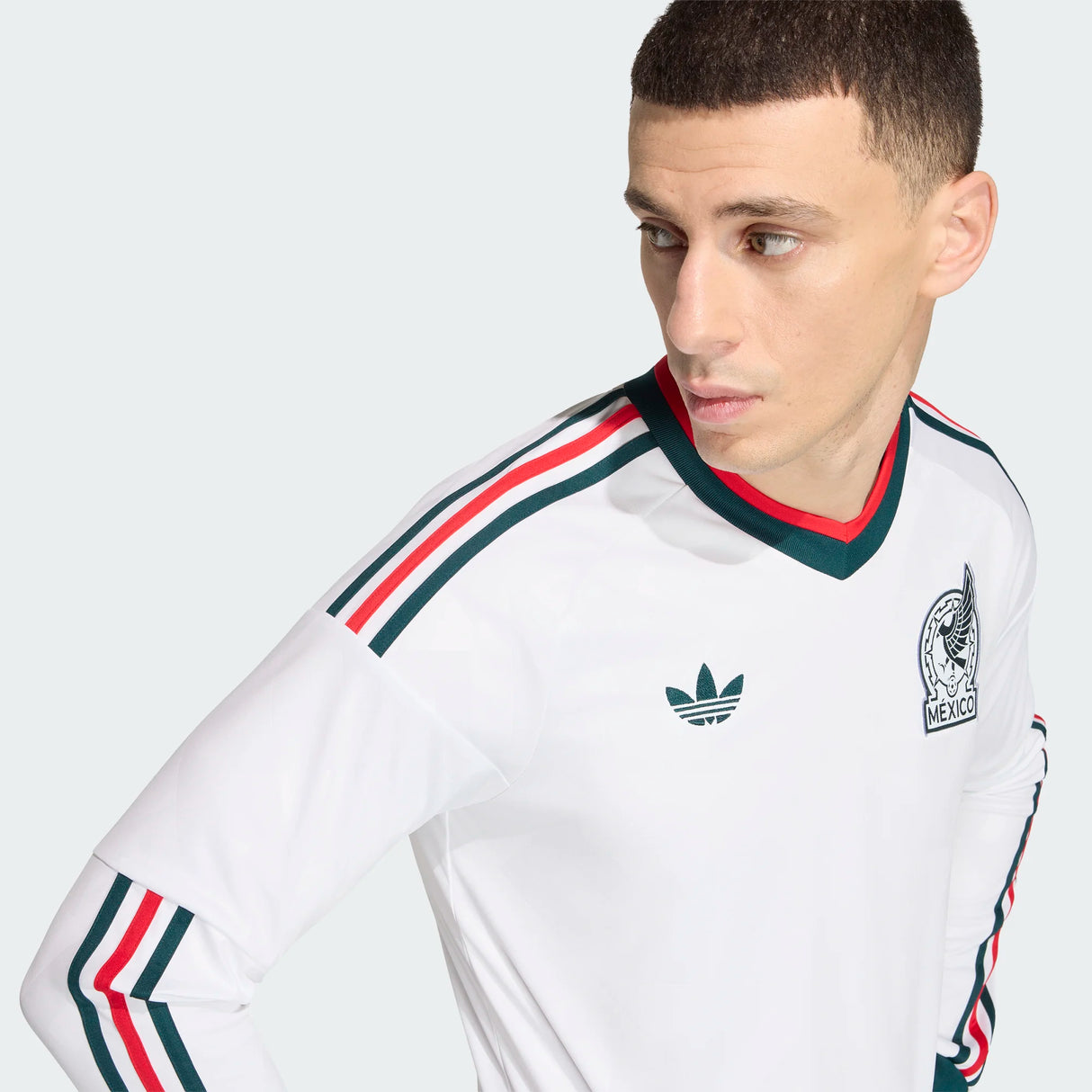 adidas Men's Mexico 26 Away Long Sleeve Jersey-3