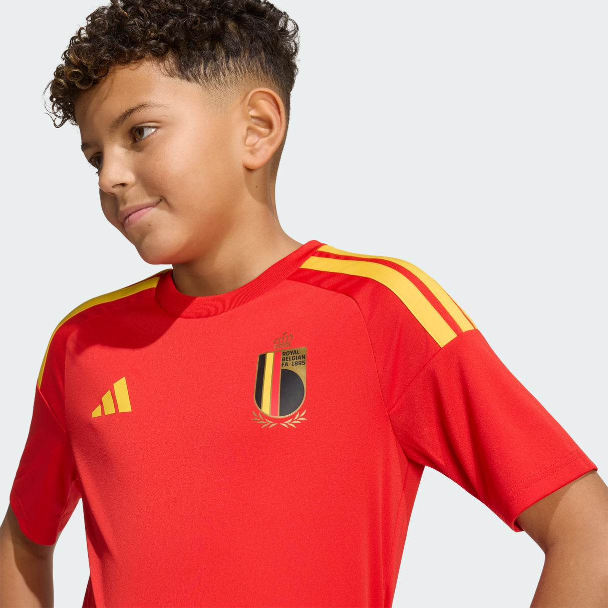 adidas Youth Belgium 26 Home Fan Jersey-4