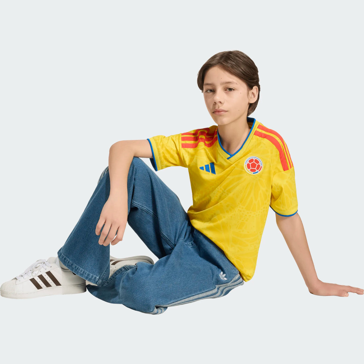 adidas Youth Colombia 26 Home Jersey-3