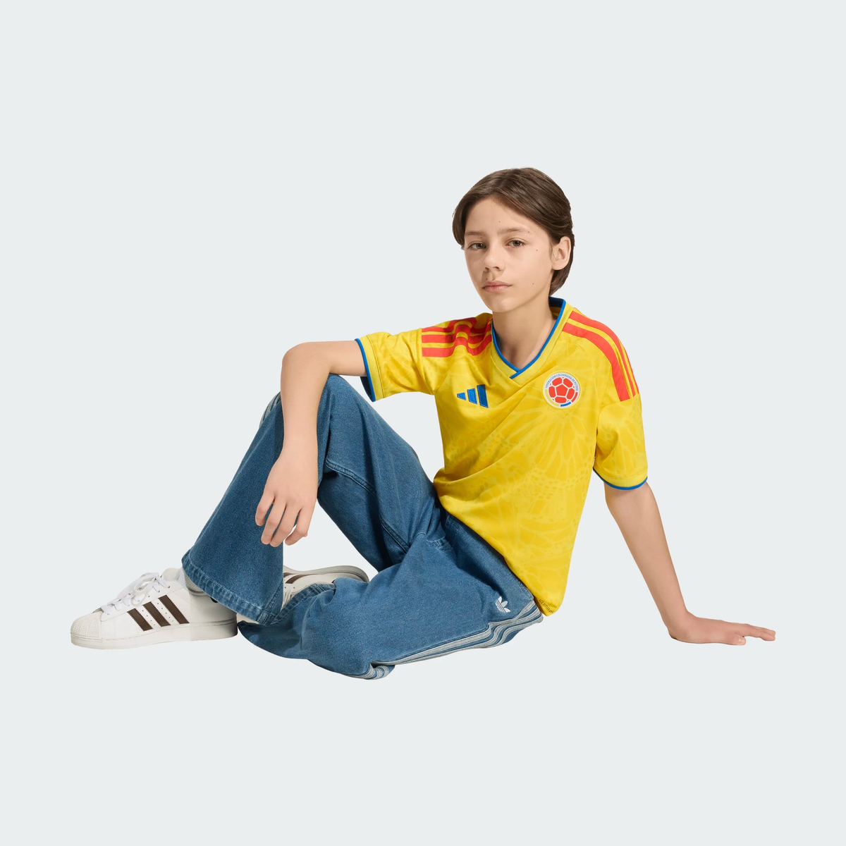 adidas Youth Colombia 26 Home Jersey-3