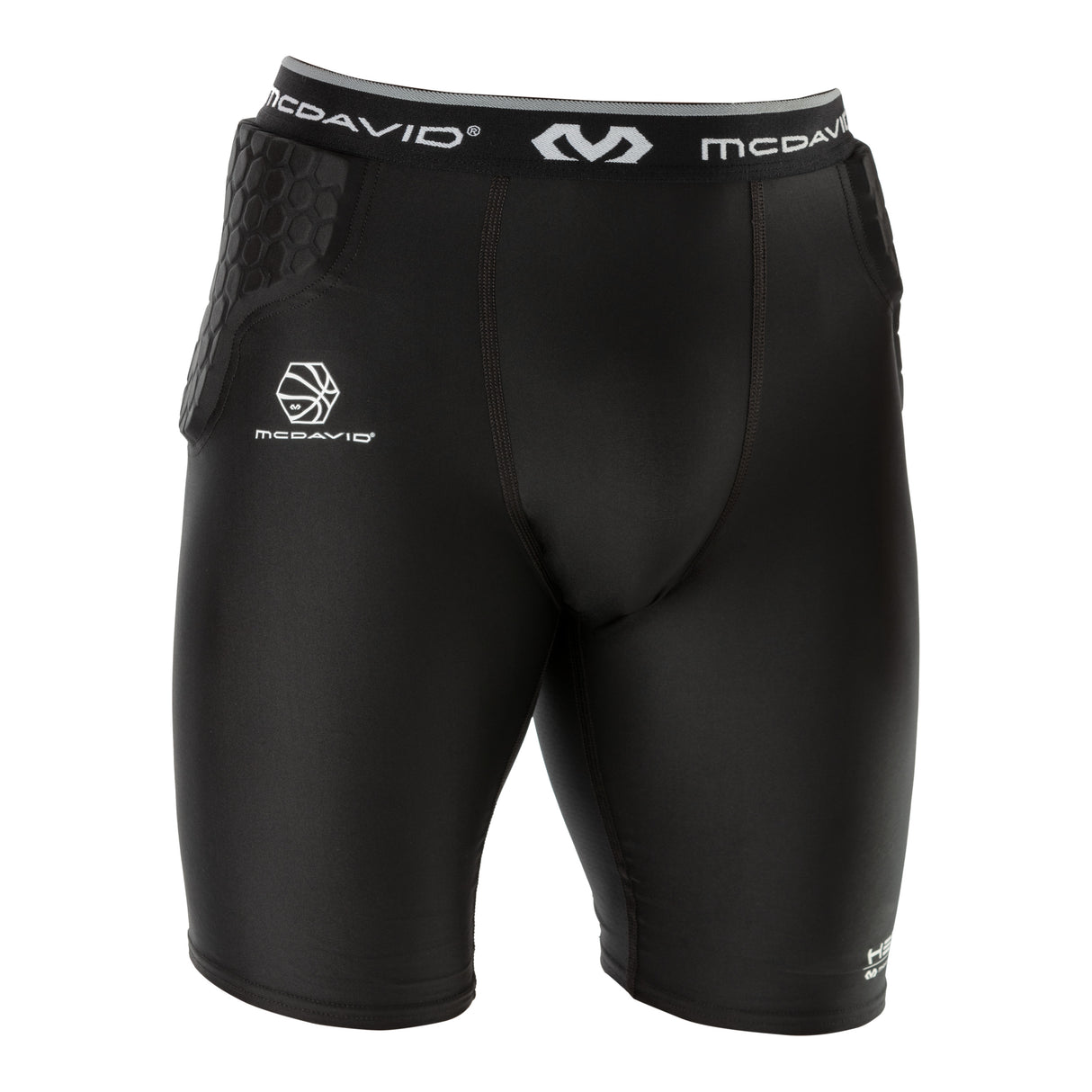 McDavid Men's HEX Basketball Short with Hip & Tailbone Pads-2