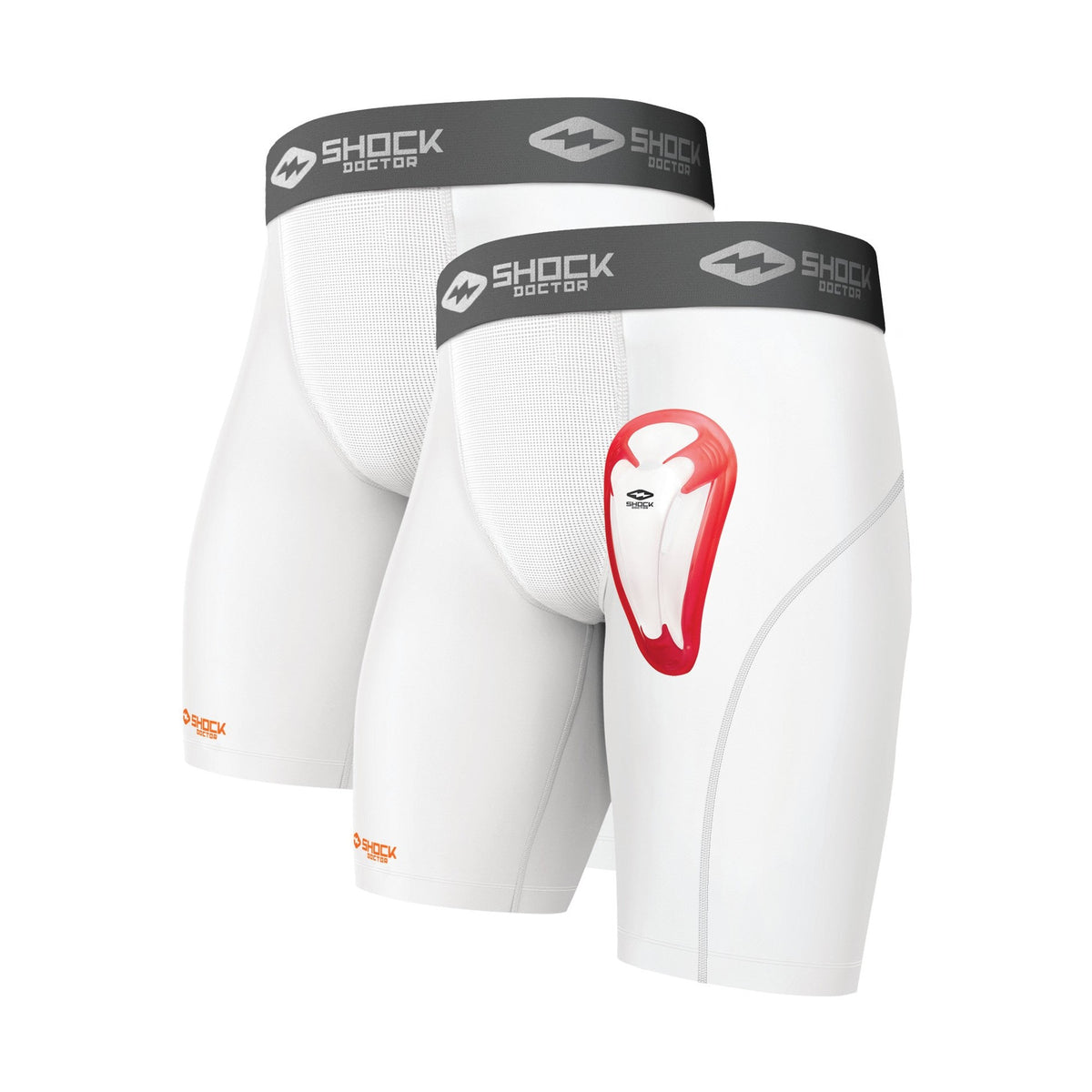 Shock Doctor 2-Pack Core Compression Short with Bio-Flex Cup