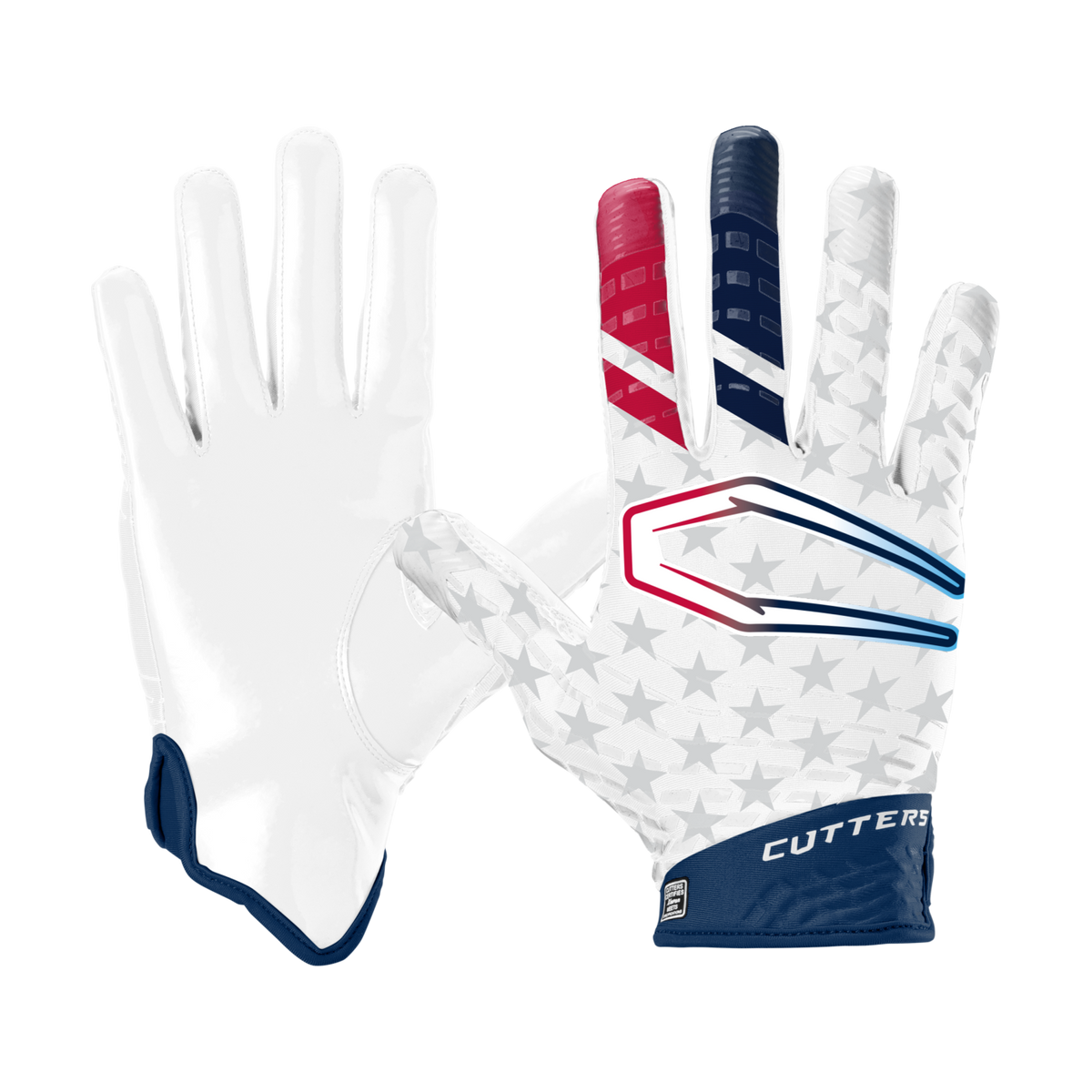 Cutters Youth Rev 5.0 Receiver Gloves-1