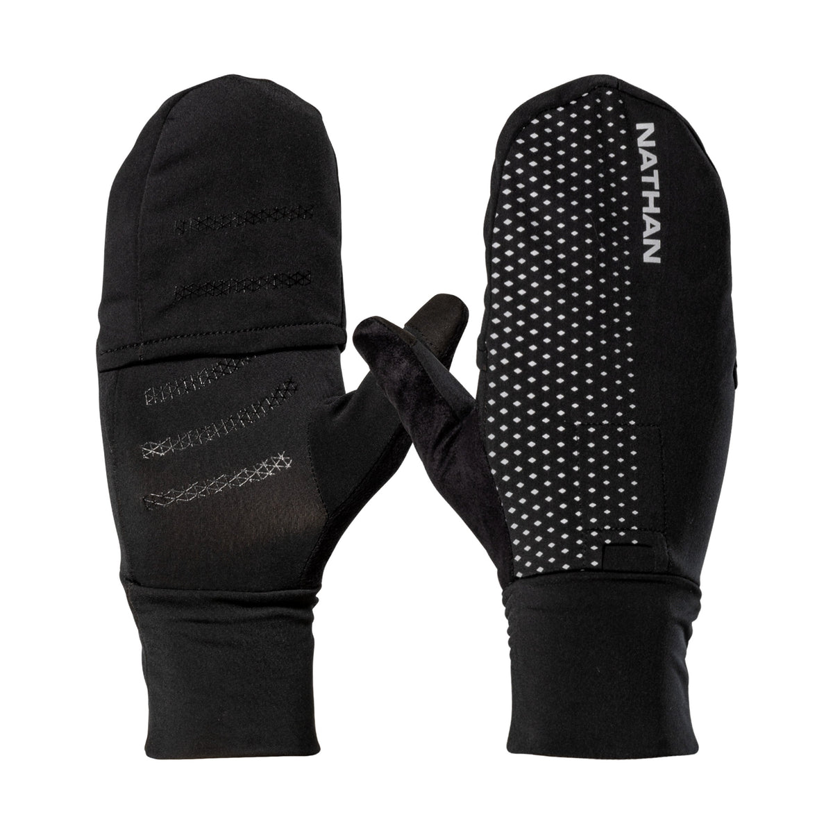Nathan Sports HyperNight Reflective Convertible Mitt-1