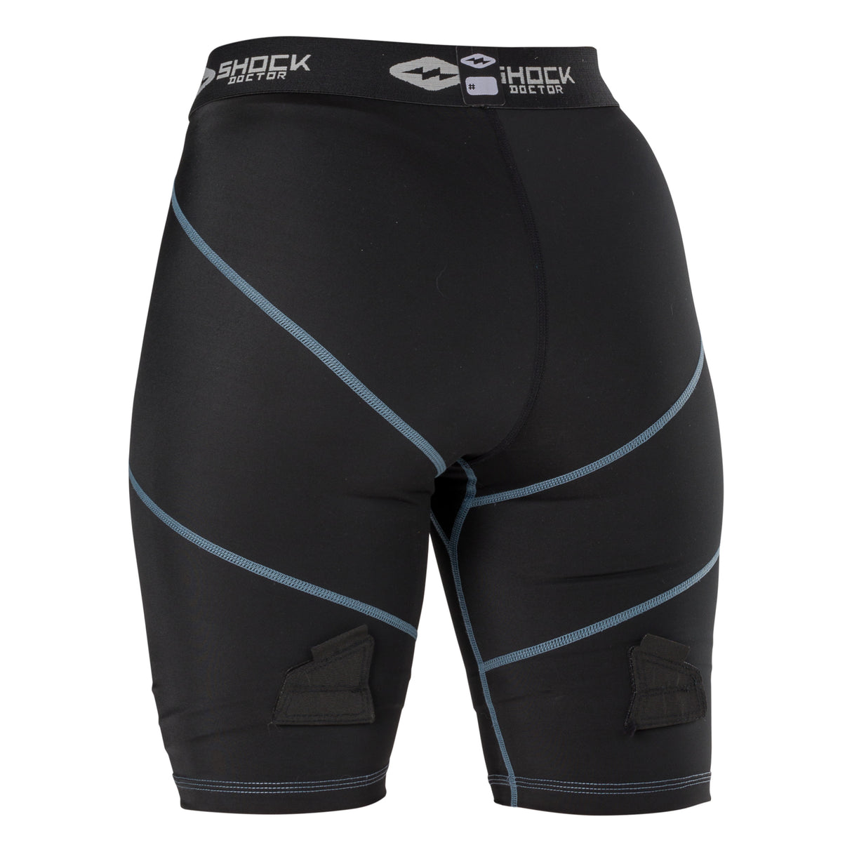 Shock Doctor Women's Compression Hockey Short with Pelvic Protector-2