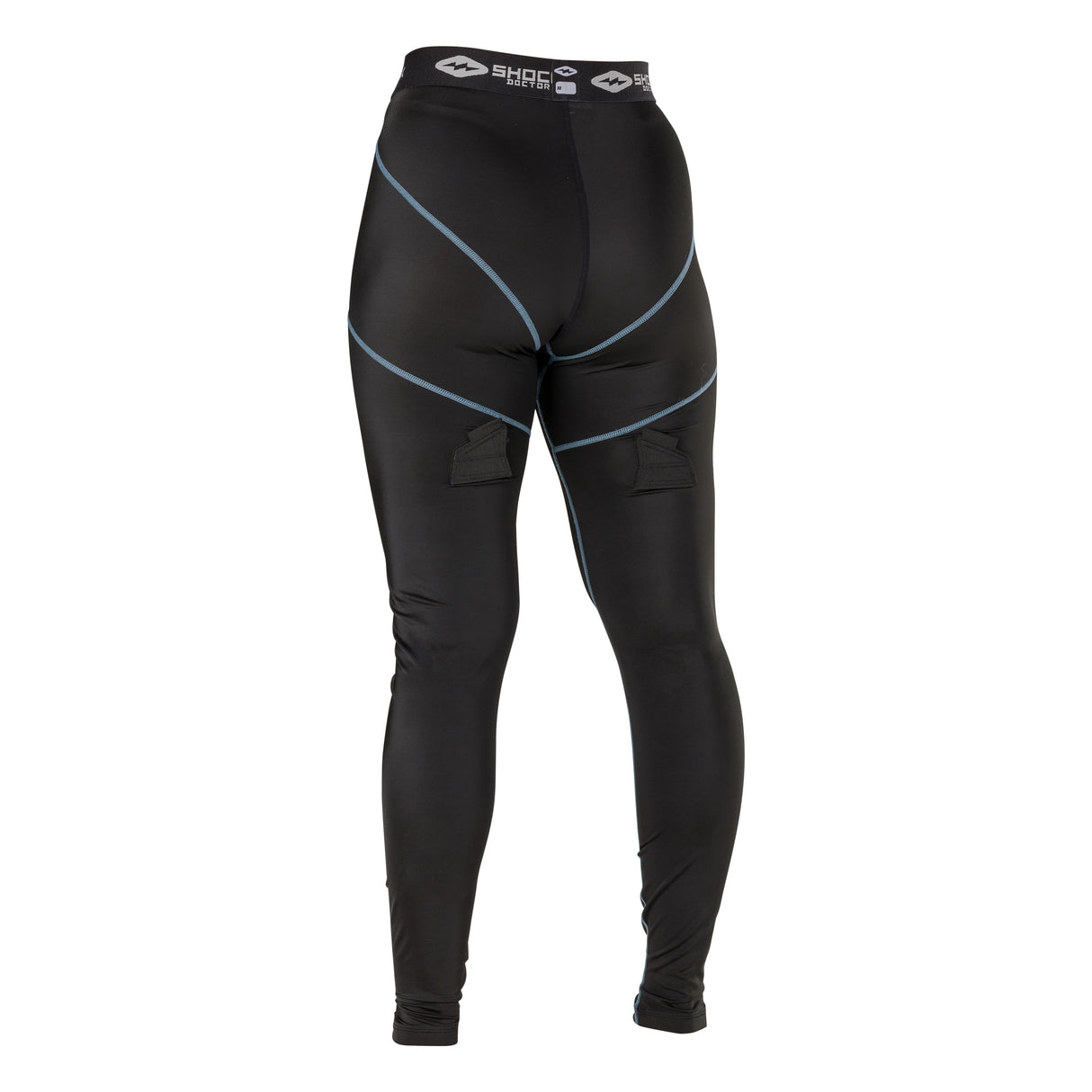 Shock Doctor Women's Compression Hockey Short with Pelvic Protector-2