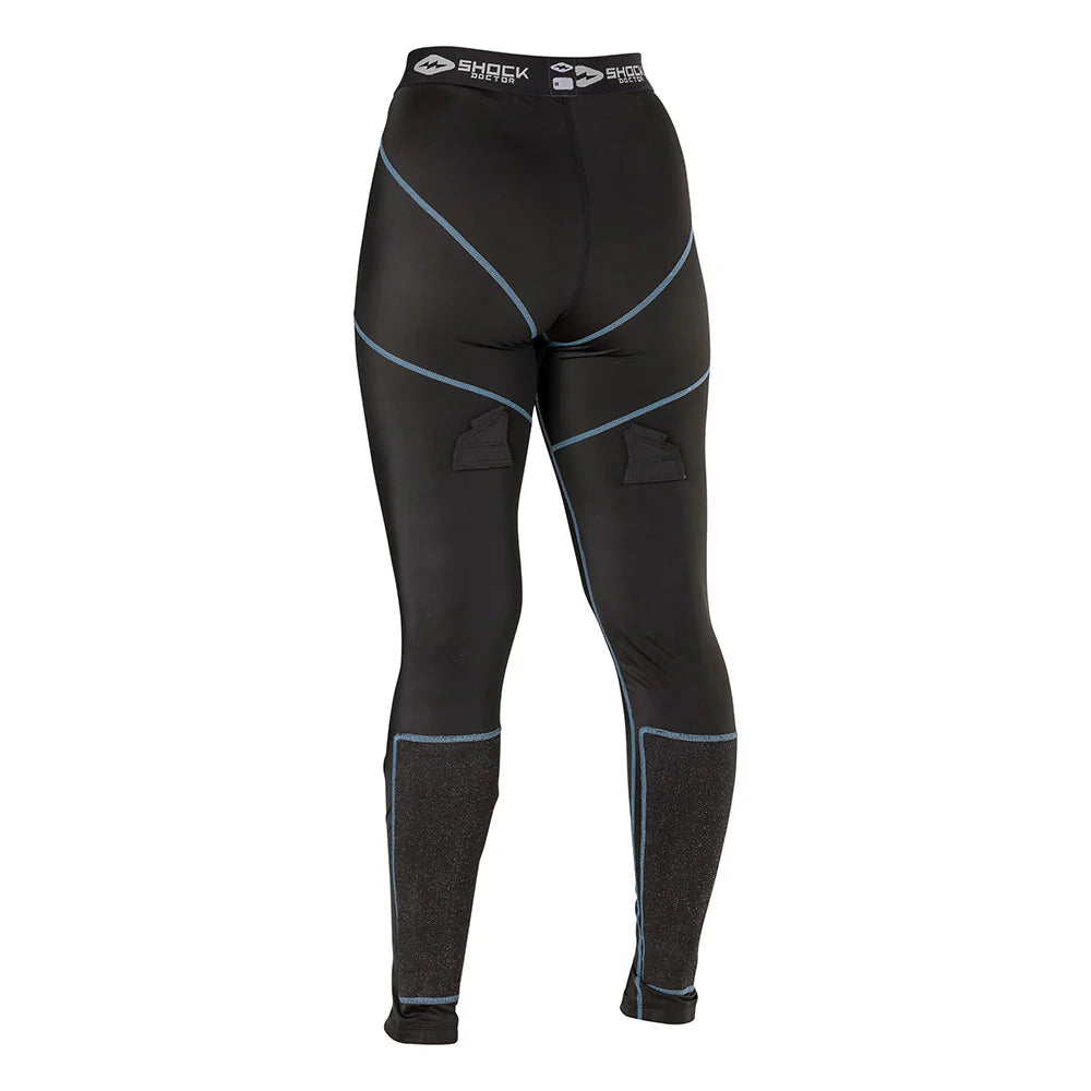 Shock Doctor Girl's compression Cut Resistance Hockey Pant withPelvic Protector-4