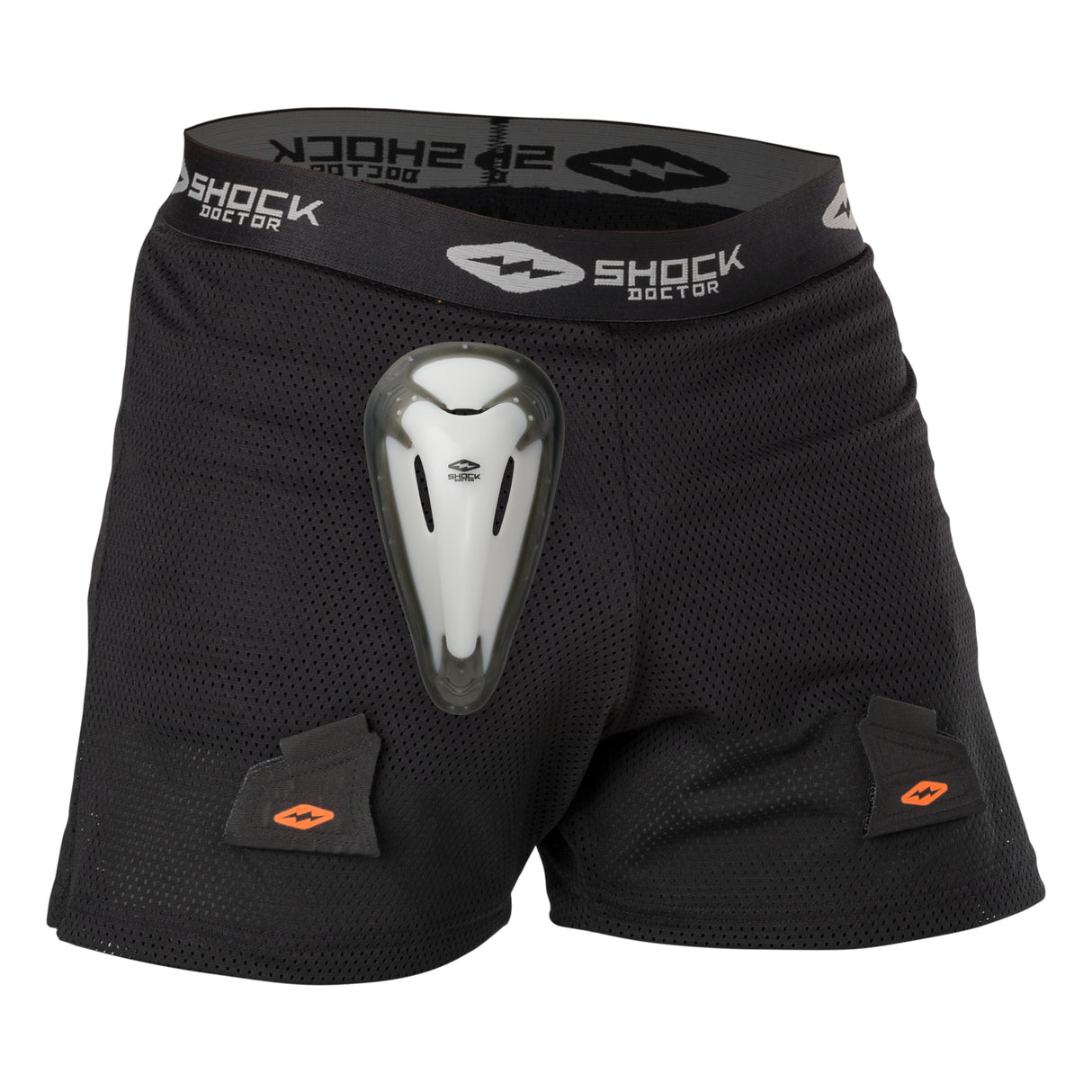 Shock Doctor Adult Loose Hockey Short with BioFlex Cup-1