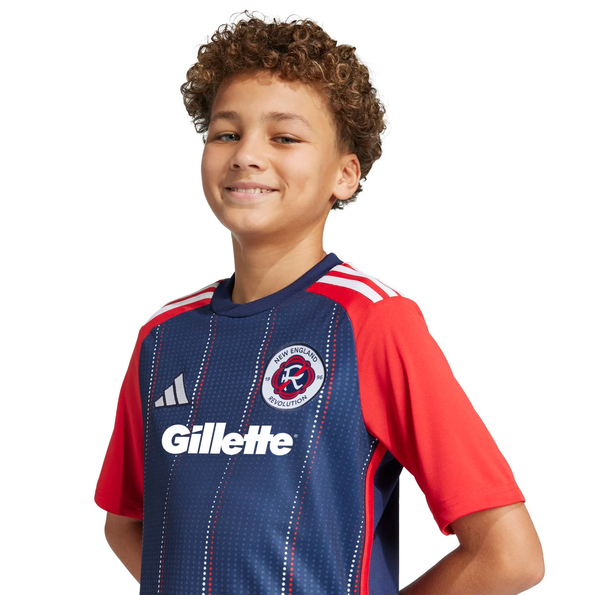 adidas Youth S24/25 New England Home Jersey Soccer Uniforms & Apparel All