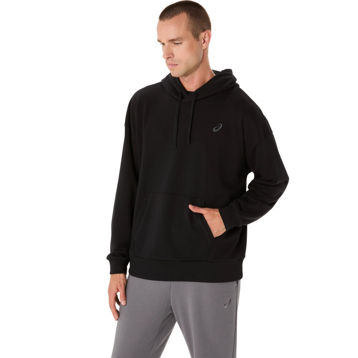 Asics Men's Sweat Relaxed Pullover Hoodie Mens Apparel Sweatshirts & Fleece