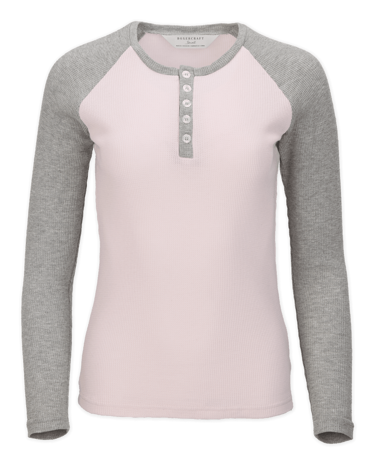 Boxercraft Women's Waffle Knit Henley Womens Apparel Sweatshirts & Fleece