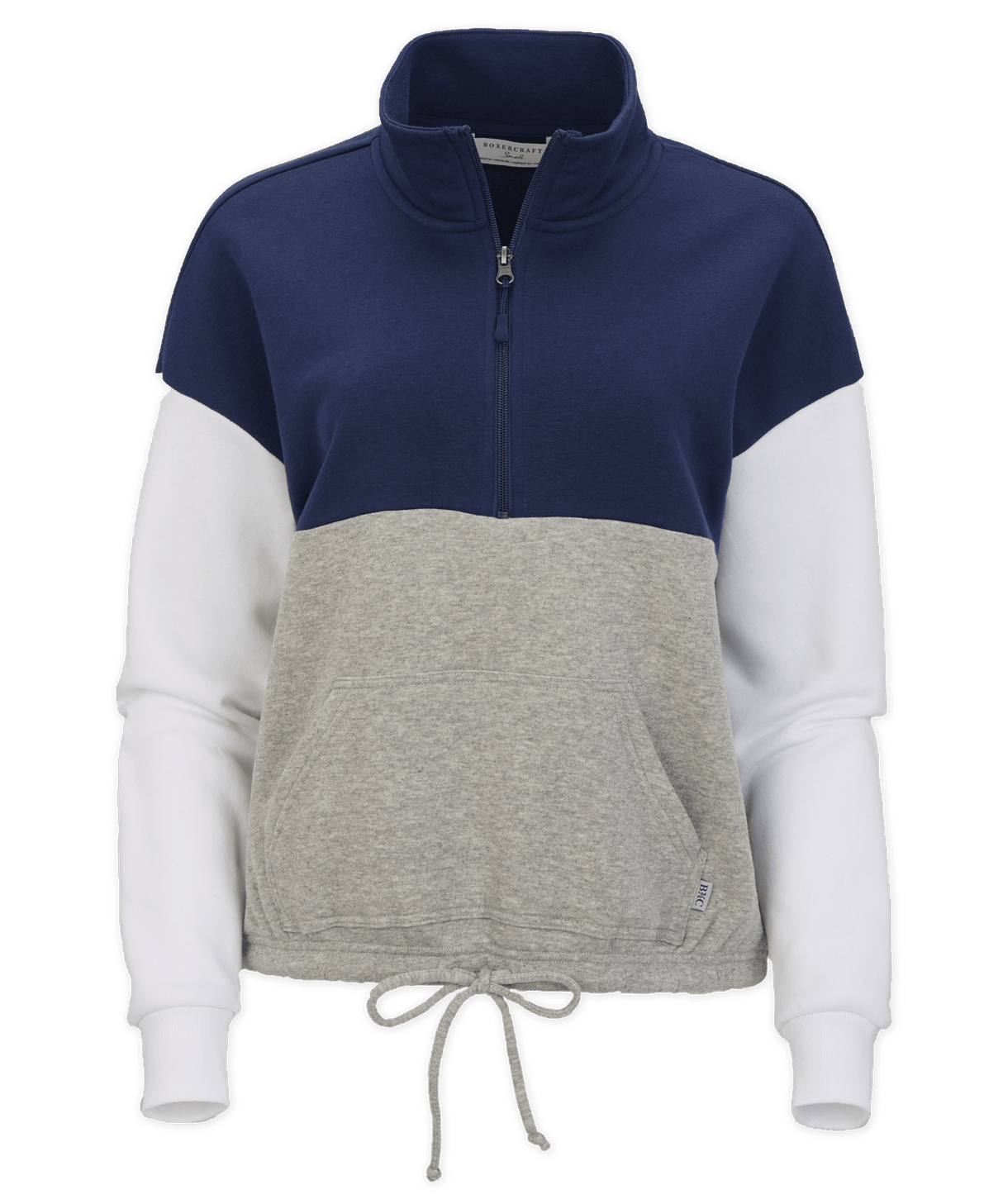 Boxercraft Women's Fleece Colorblock 1/4 Zip Womens Apparel Sweatshirts & Fleece