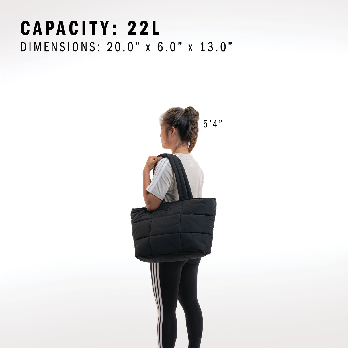 adidas Quilted All Me 3 Tote Unisex Accessories Bags & Backpacks