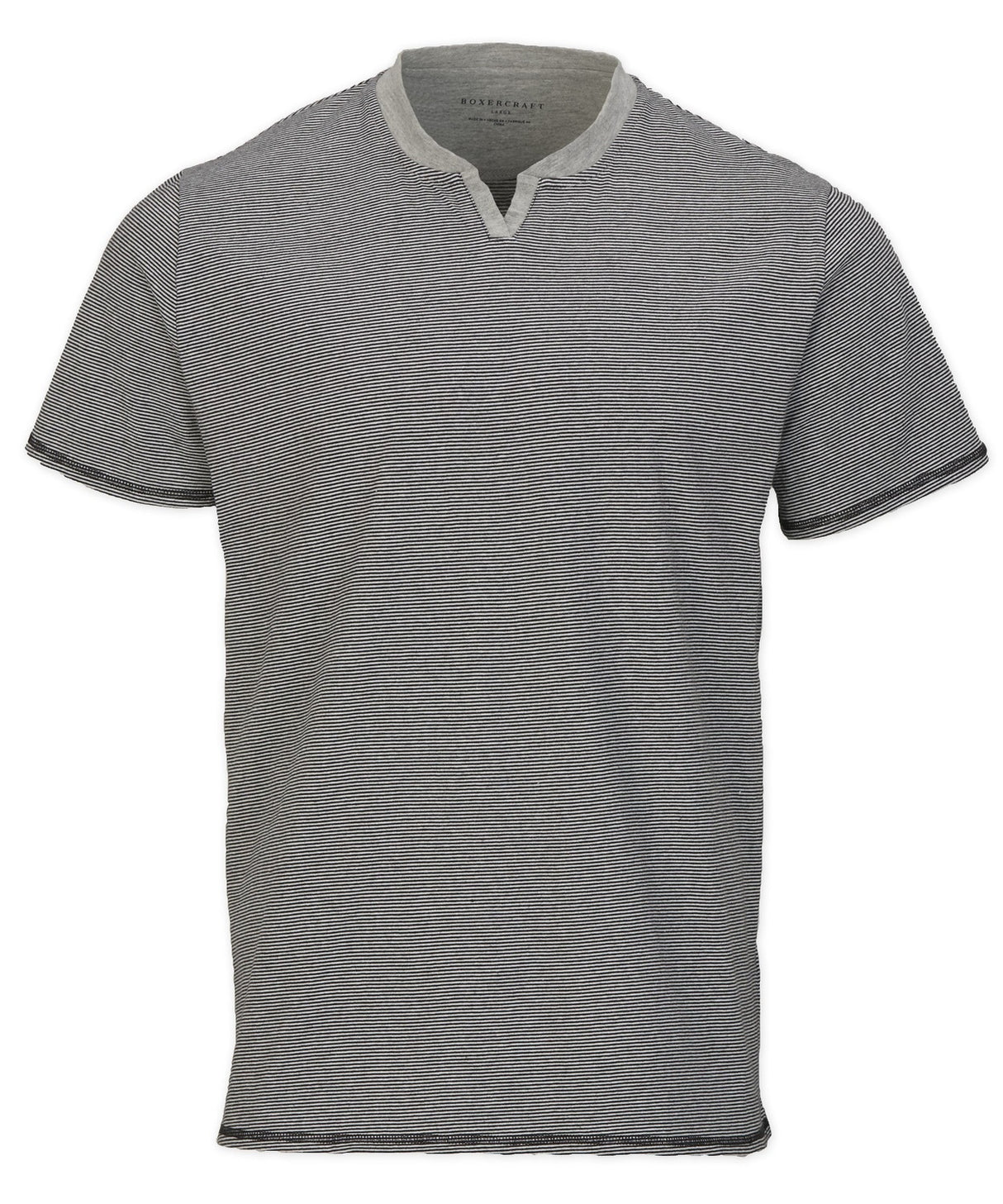 Boxercraft Men's Striped V-Notch Tee Mens Apparel Shirts & Tops