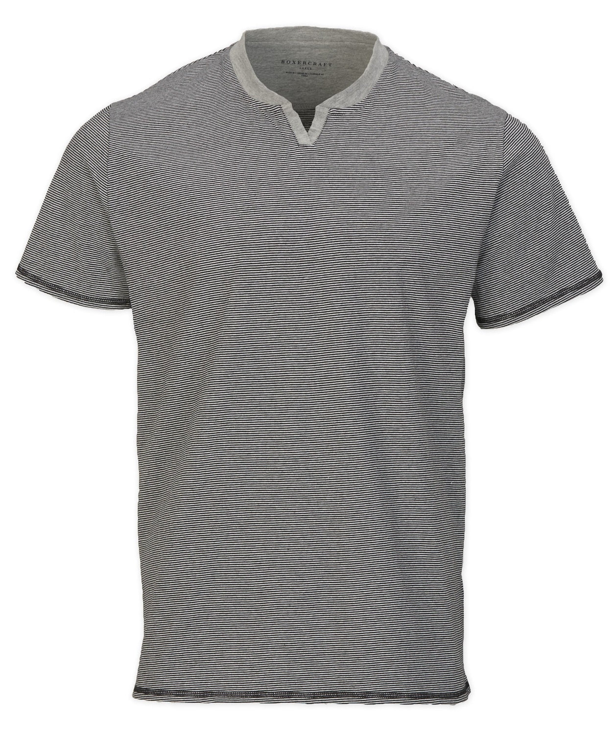 Boxercraft Men's Striped V-Notch Tee Mens Apparel Shirts & Tops