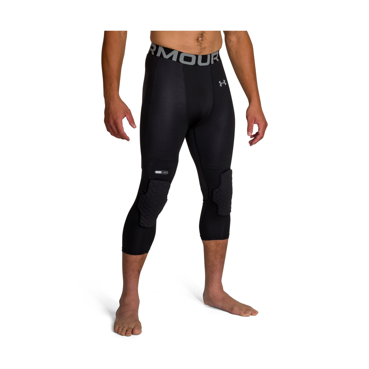 Under Armour Adult Gameday Armour 2-Pad 3/4 Basketball Tights-1