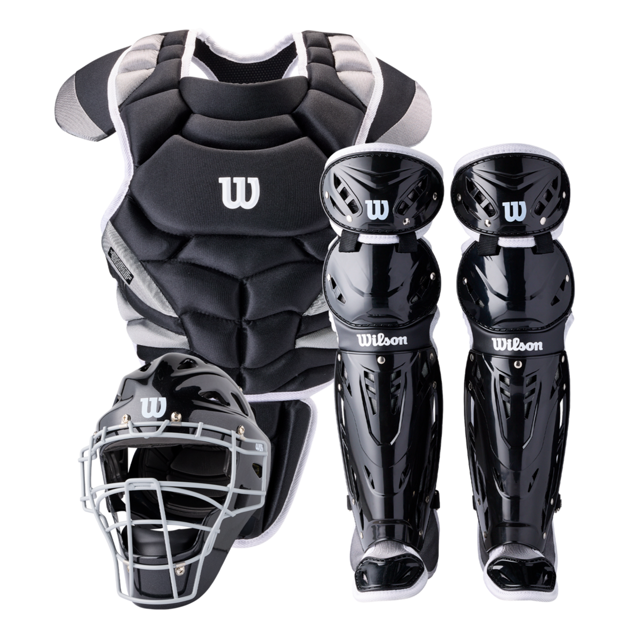 Wilson C1K Nocsae Catcher's Gear Kit-1
