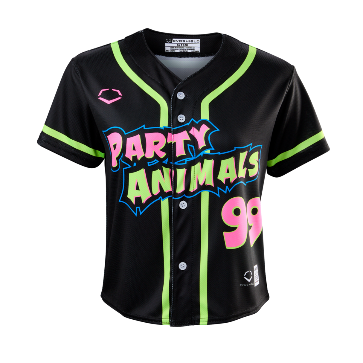 Wilson Women's Party Animals Crop Softball Jersey-5
