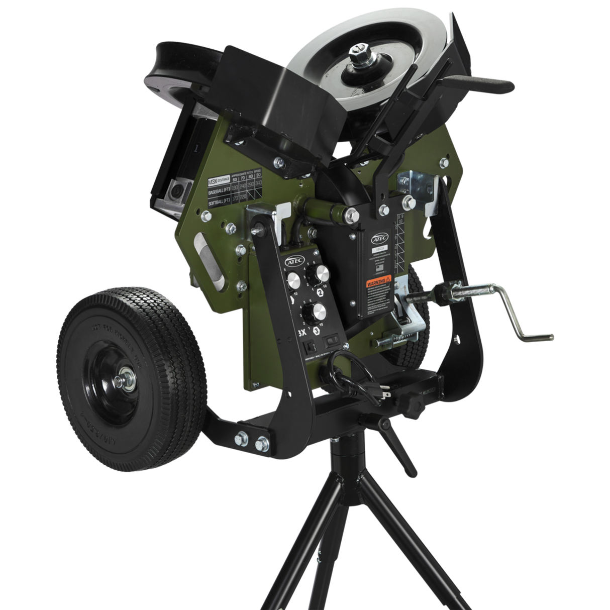 Atec M3X 2.0 Baseball Training Machine On Tripod-2