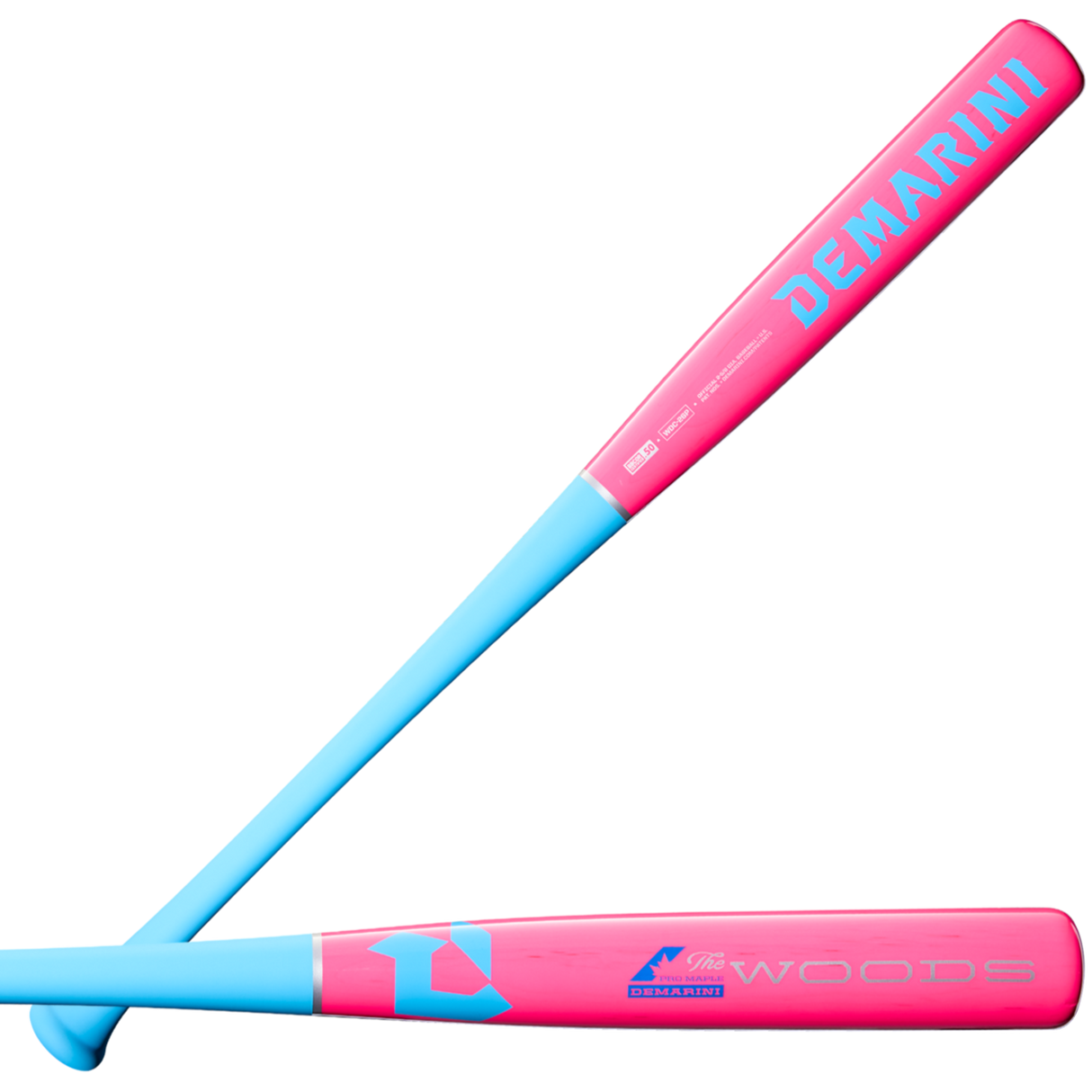 DeMarini the Woods Pink Wood Composite -3 BBCOR Baseball Bat-5