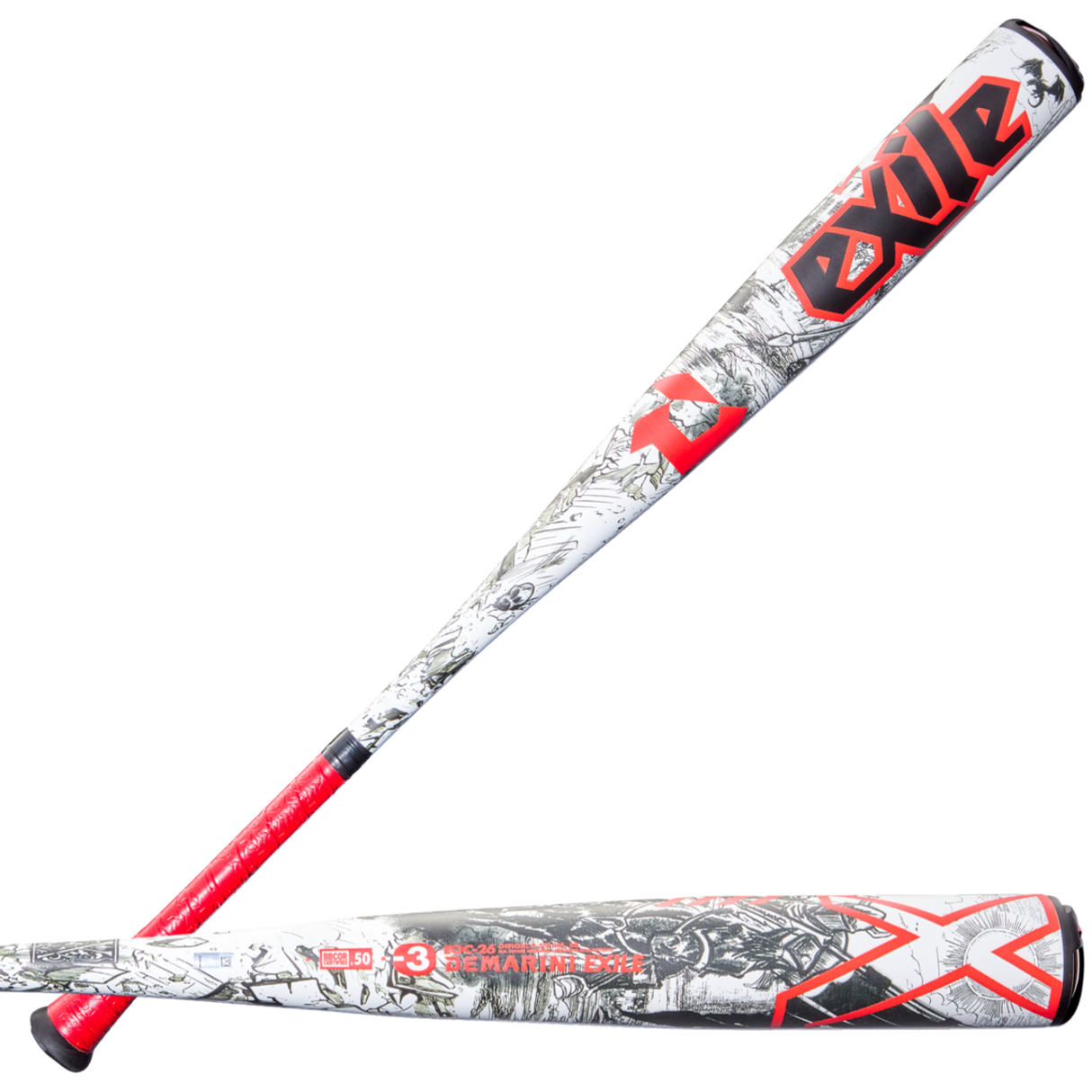DeMarini Adult 2026 Exile -3 BBCOR Baseball Bat-6