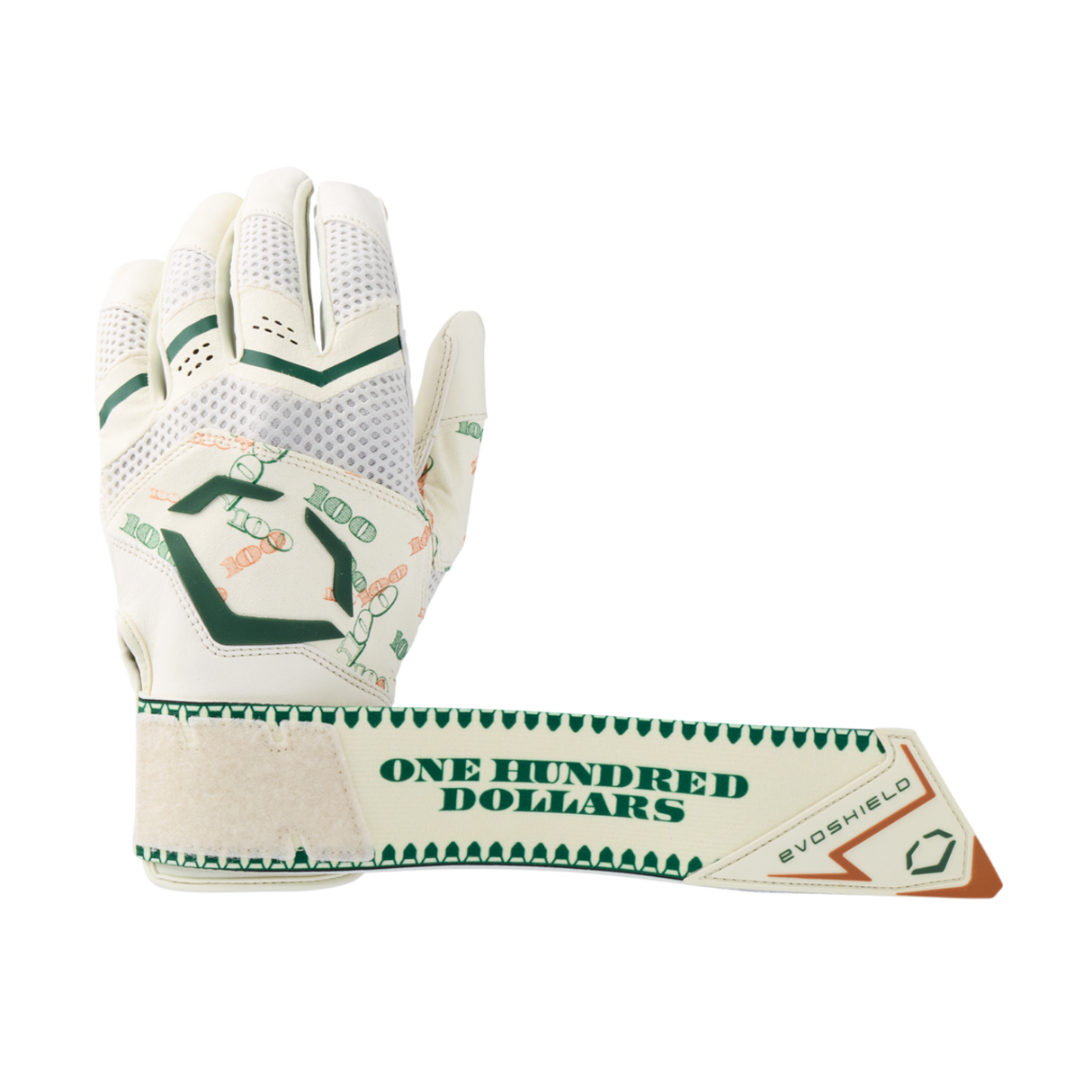 Wilson Men's X-srz Moneybags Carbyne Adult Batting Gloves with Strap-4