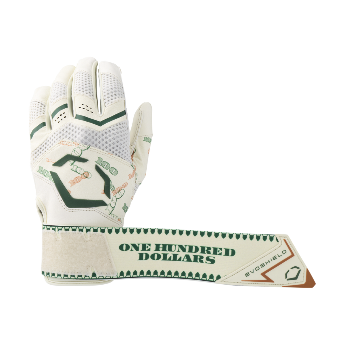 Wilson Men's X-srz Moneybags Carbyne Adult Batting Gloves with Strap-4