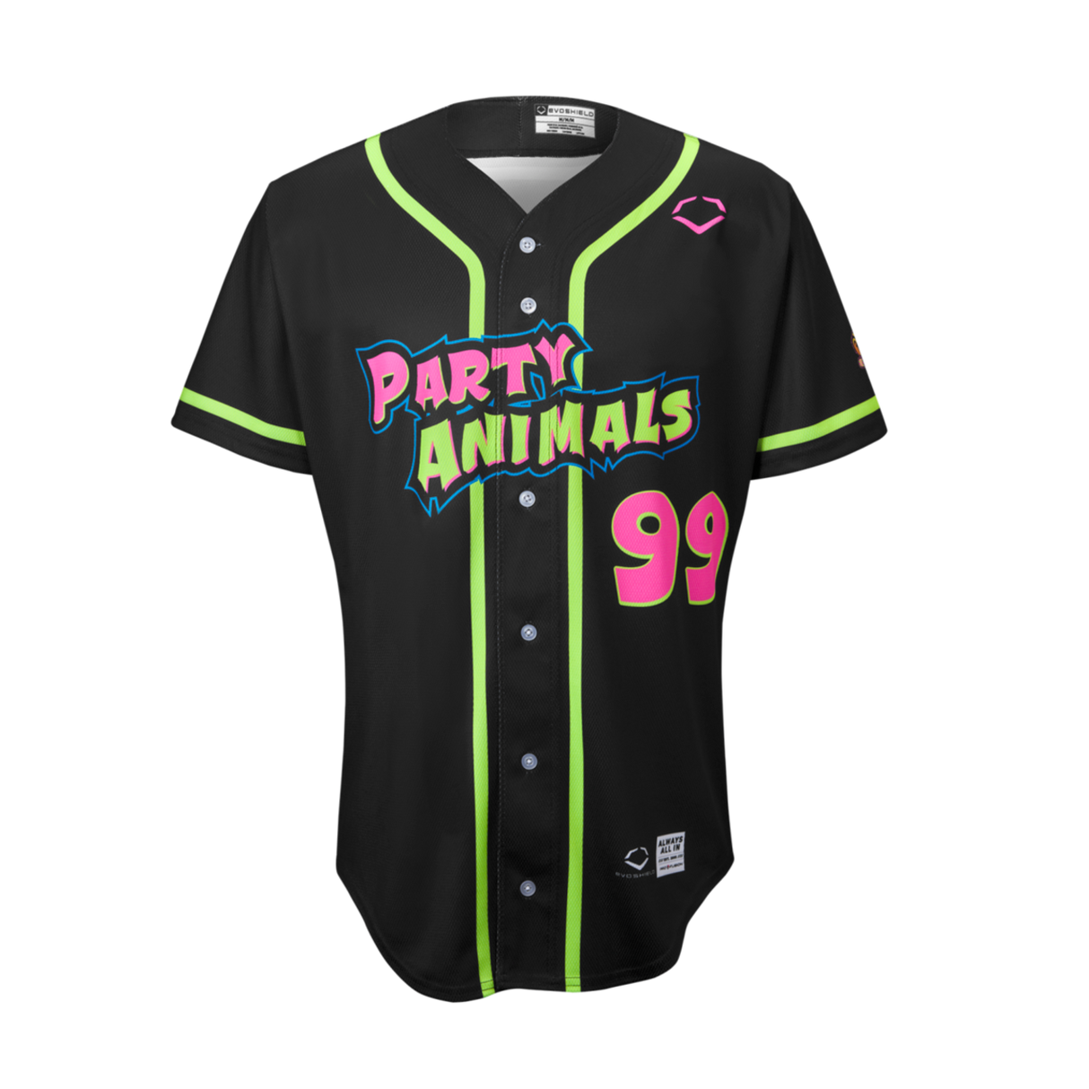 EvoShield Adult EVO Party Animals Replica Baseball Jersey-2