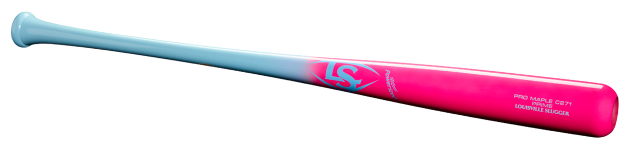 Louisville Slugger Adult Pro Prime Cotton Candy C271 Maple Baseball Bat-2