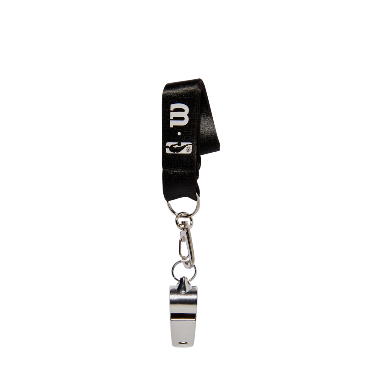 Wilson NBA Brass Whistle with Lanyard Basketball-2