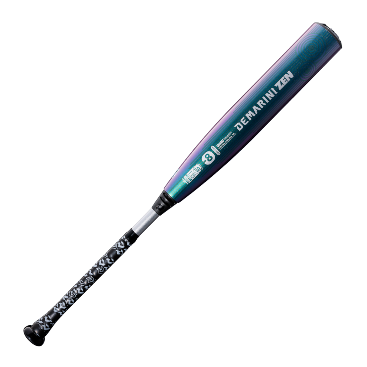 DeMarini Adult 2026 Zen Oil Slick -8 2 3/4" USSSA Baseball Bat-2