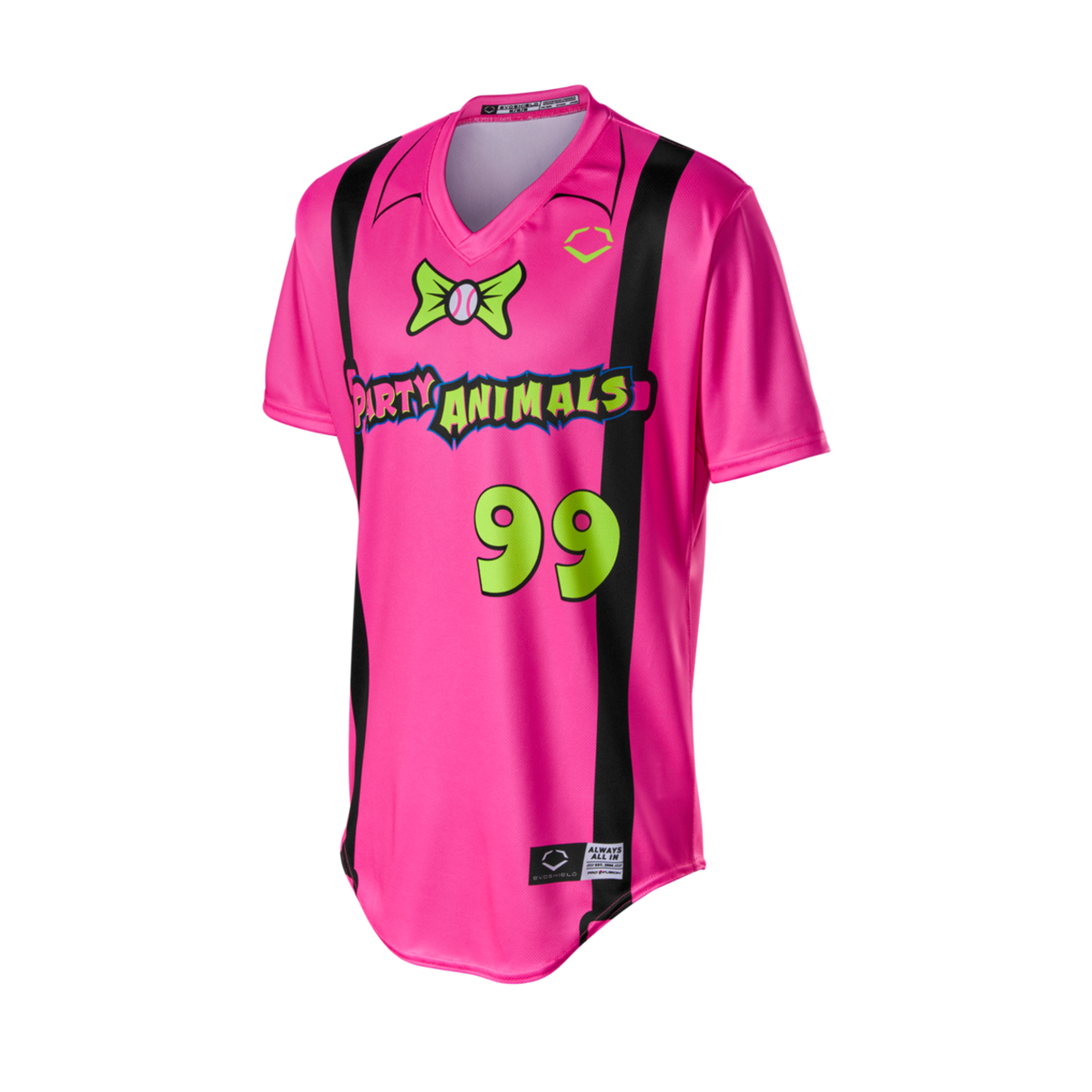 EvoShield Youth EVO Party Animal Short Sleeve Replica Baseball Jersey-5