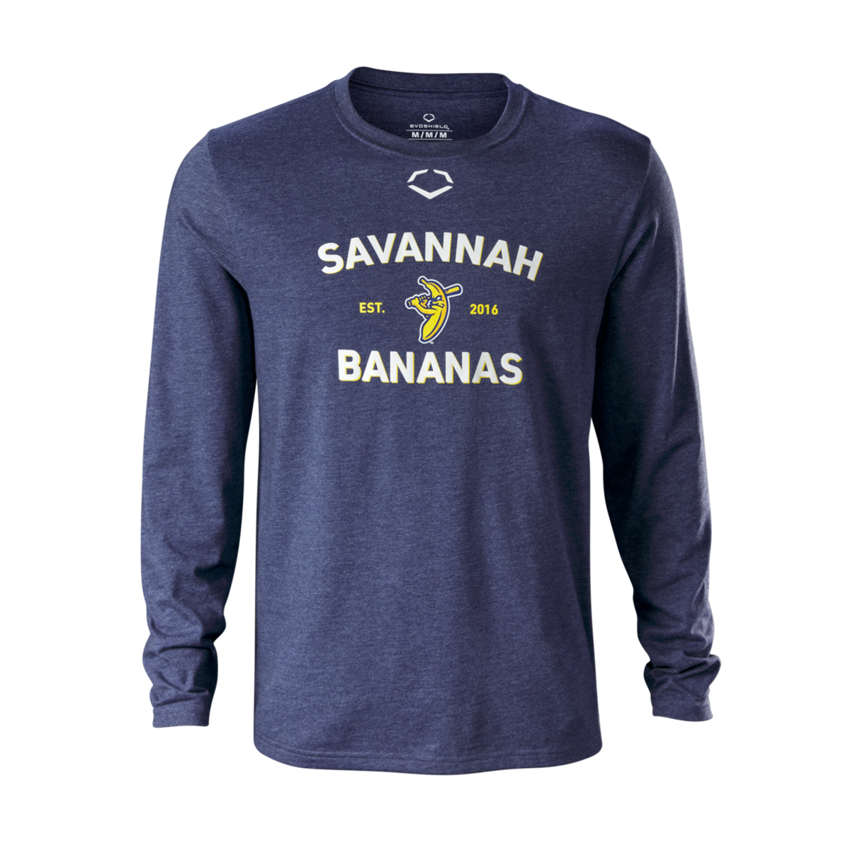 EvoShield Youth EVO Bananas Compression Heather Long Sleeve-1