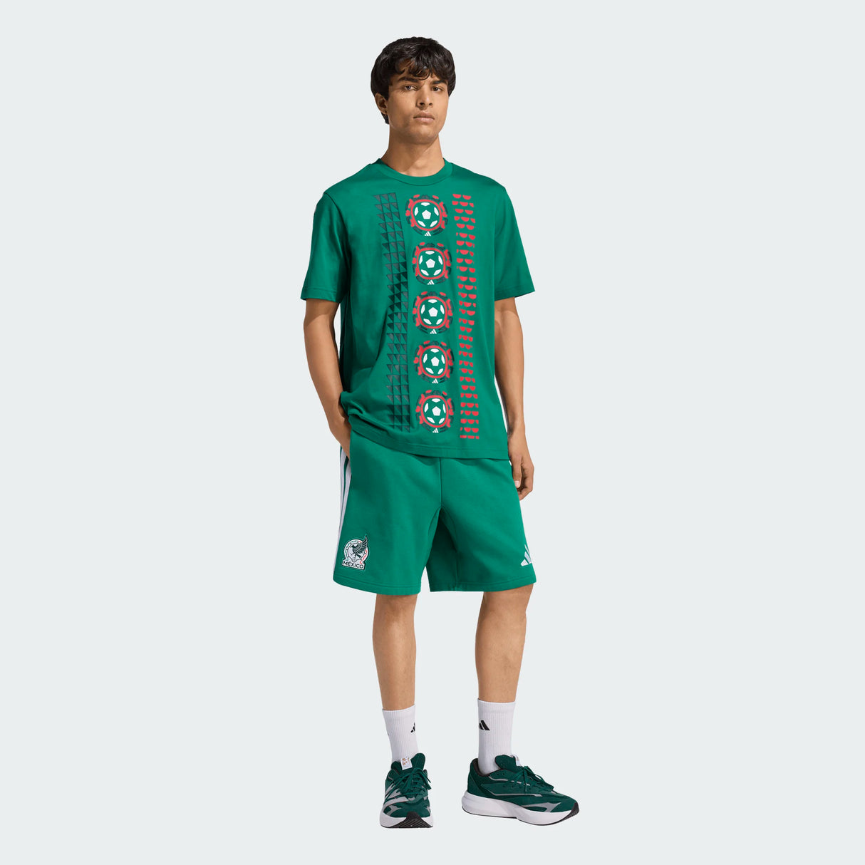 adidas Men's Mexico DNA Soccer T-Shirt-3