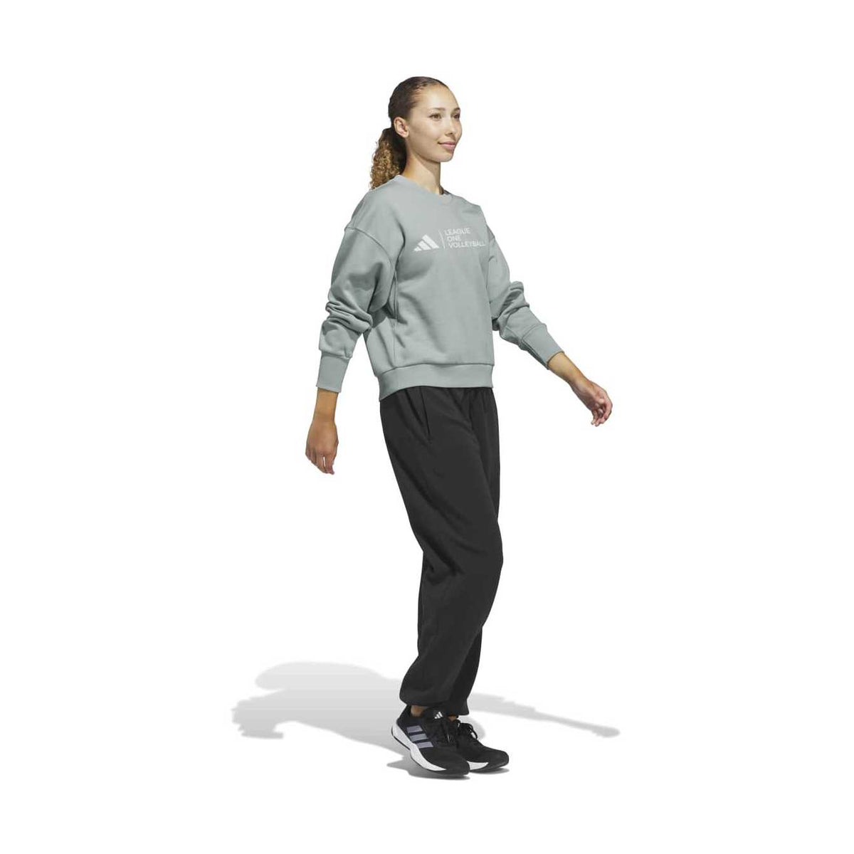 adidas Women's Lovb Logo Graphics Pullover-5