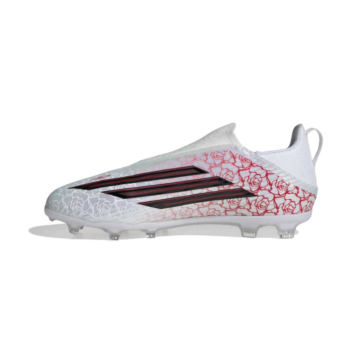 adidas Youth F50 League Lamine Yamal Laceless Firm Ground Football Cleats-4