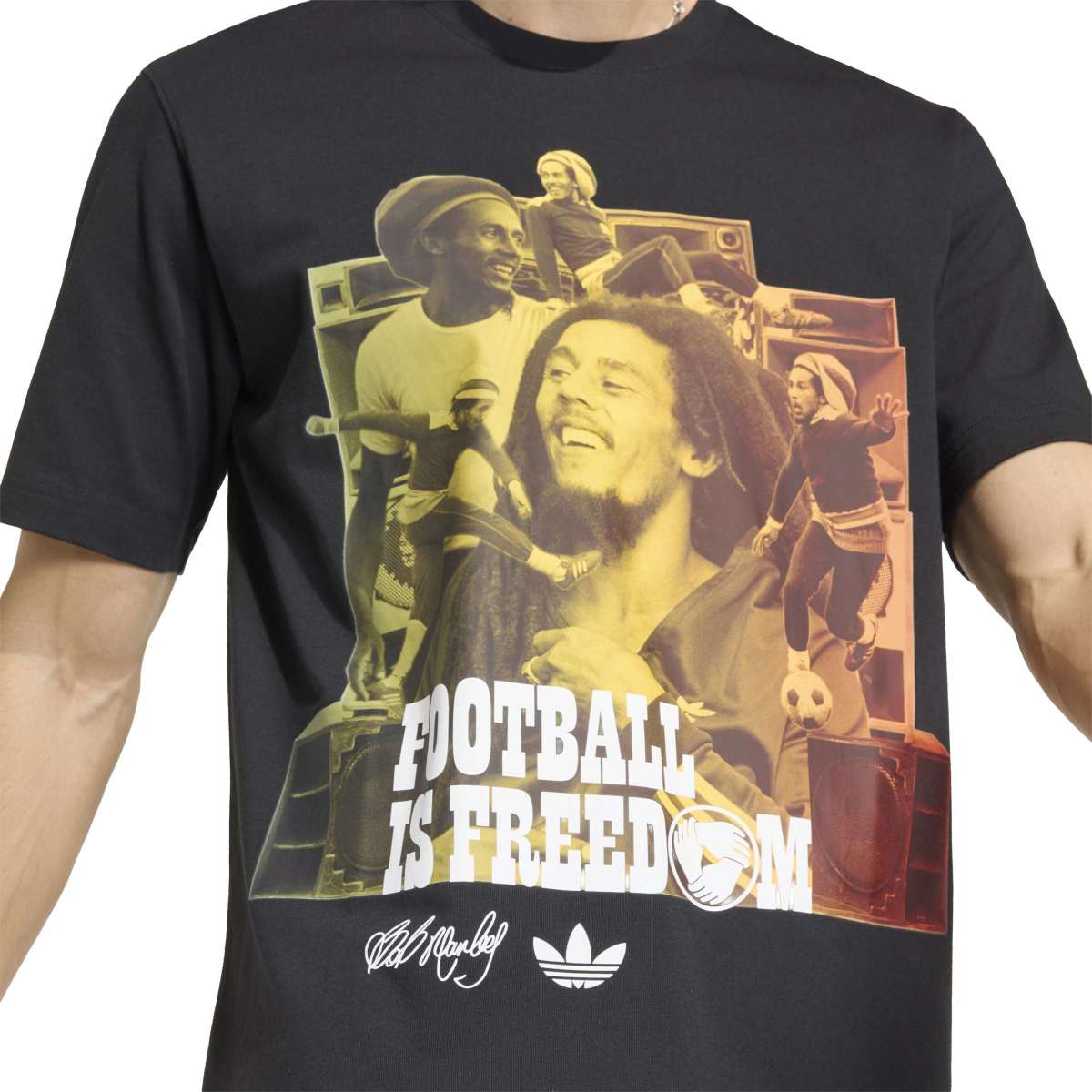 adidas Men's Bob Marley Originals T-Shirt-5