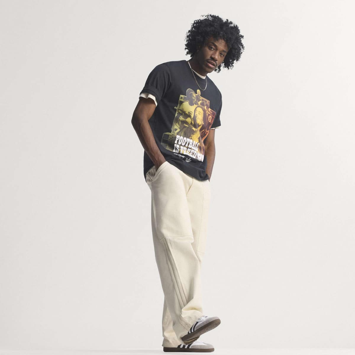 adidas Men's Bob Marley Originals T-Shirt-9