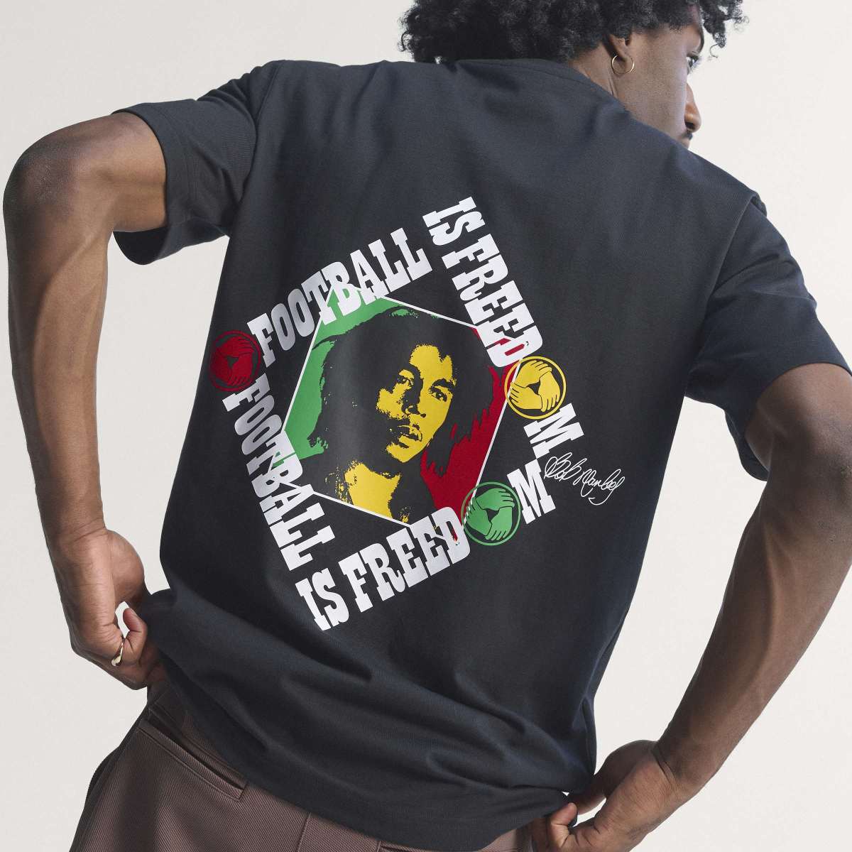 adidas Men's Bob Marley Originals T-Shirt-7