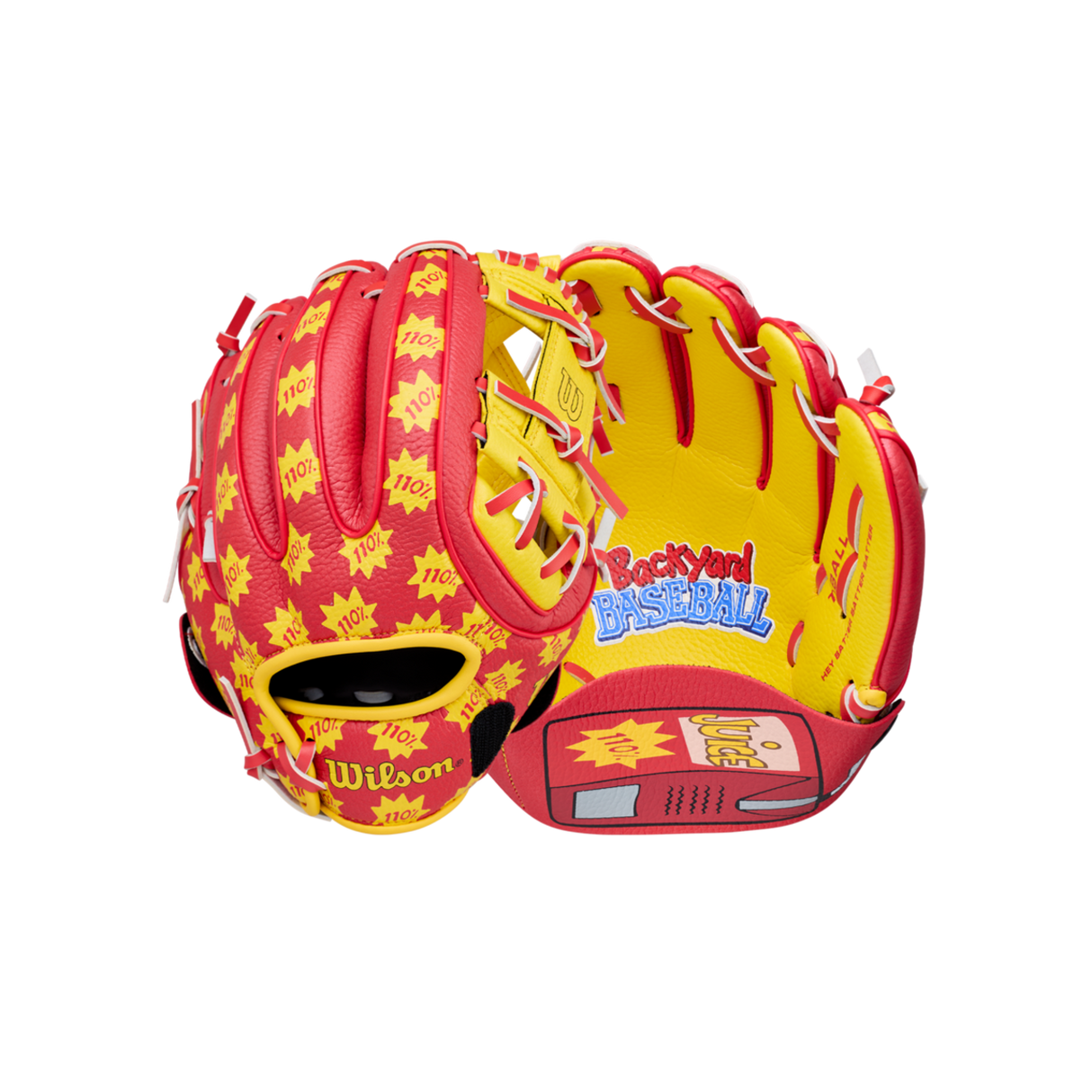 Wilson Men's 2026 Backyard Baseball Juicebox A200 Ez Catch 10" Youth T-ball Glove-3