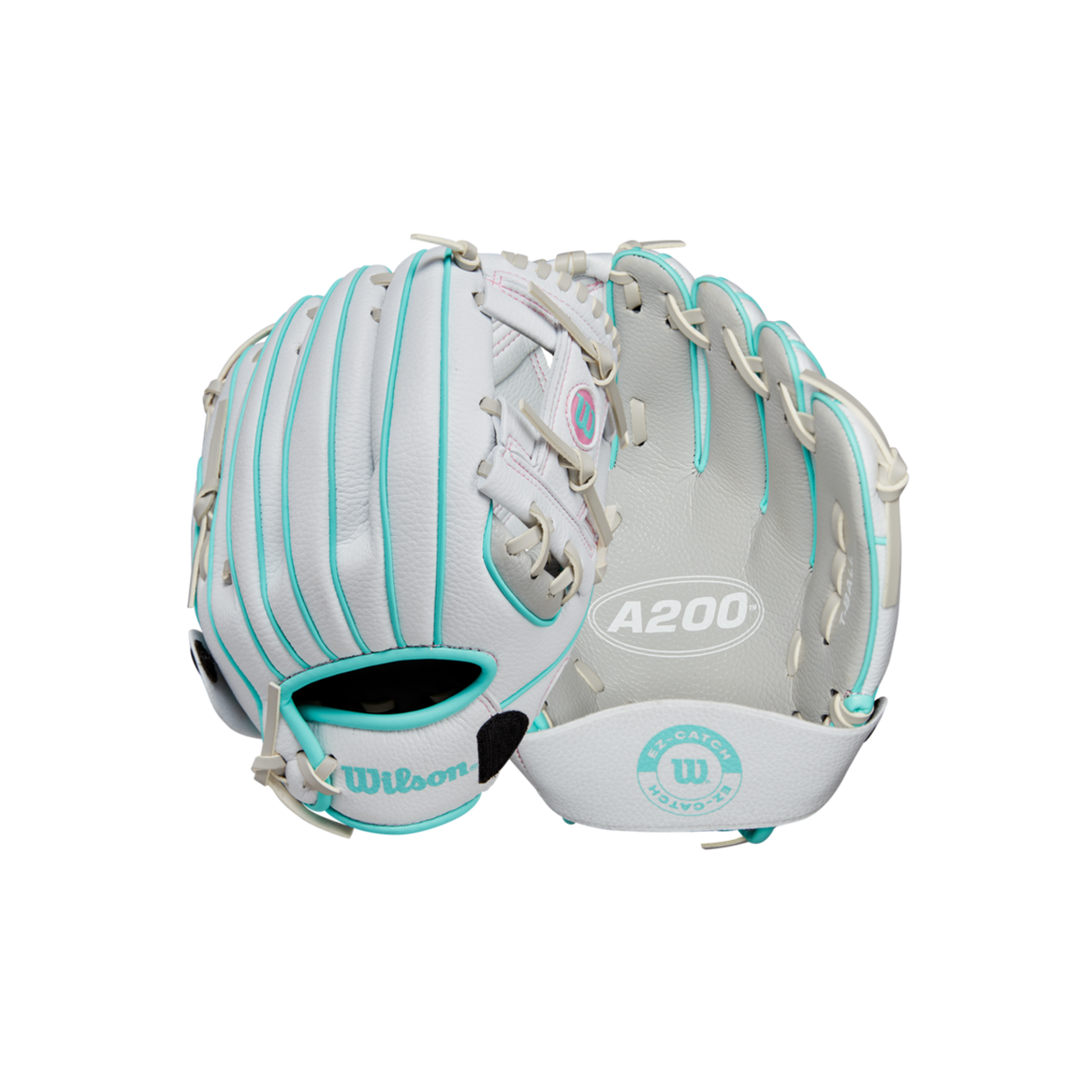Wilson 2024 A200 Ez Catch 10" T-ball Baseball Glove-4