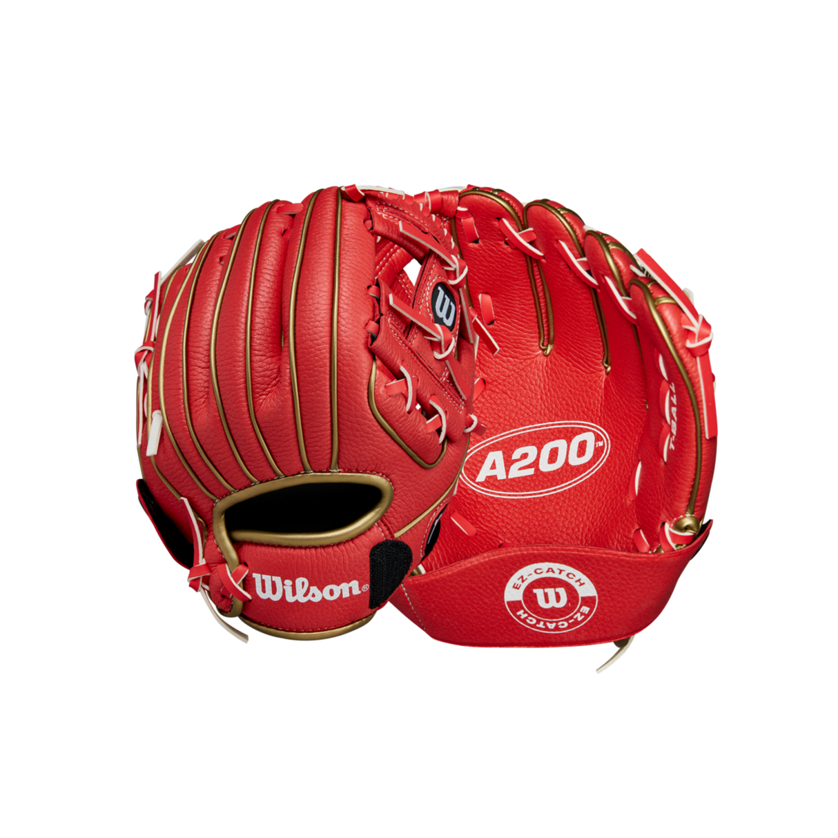 Wilson 2024 A200 Ez Catch 9" T-ball Baseball Glove-3