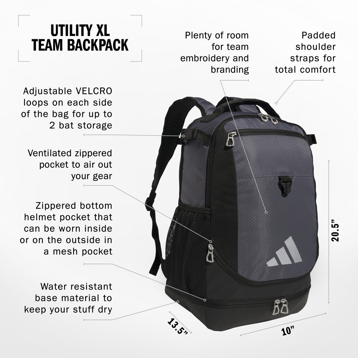 adidas Utility XL Team Backpack-2