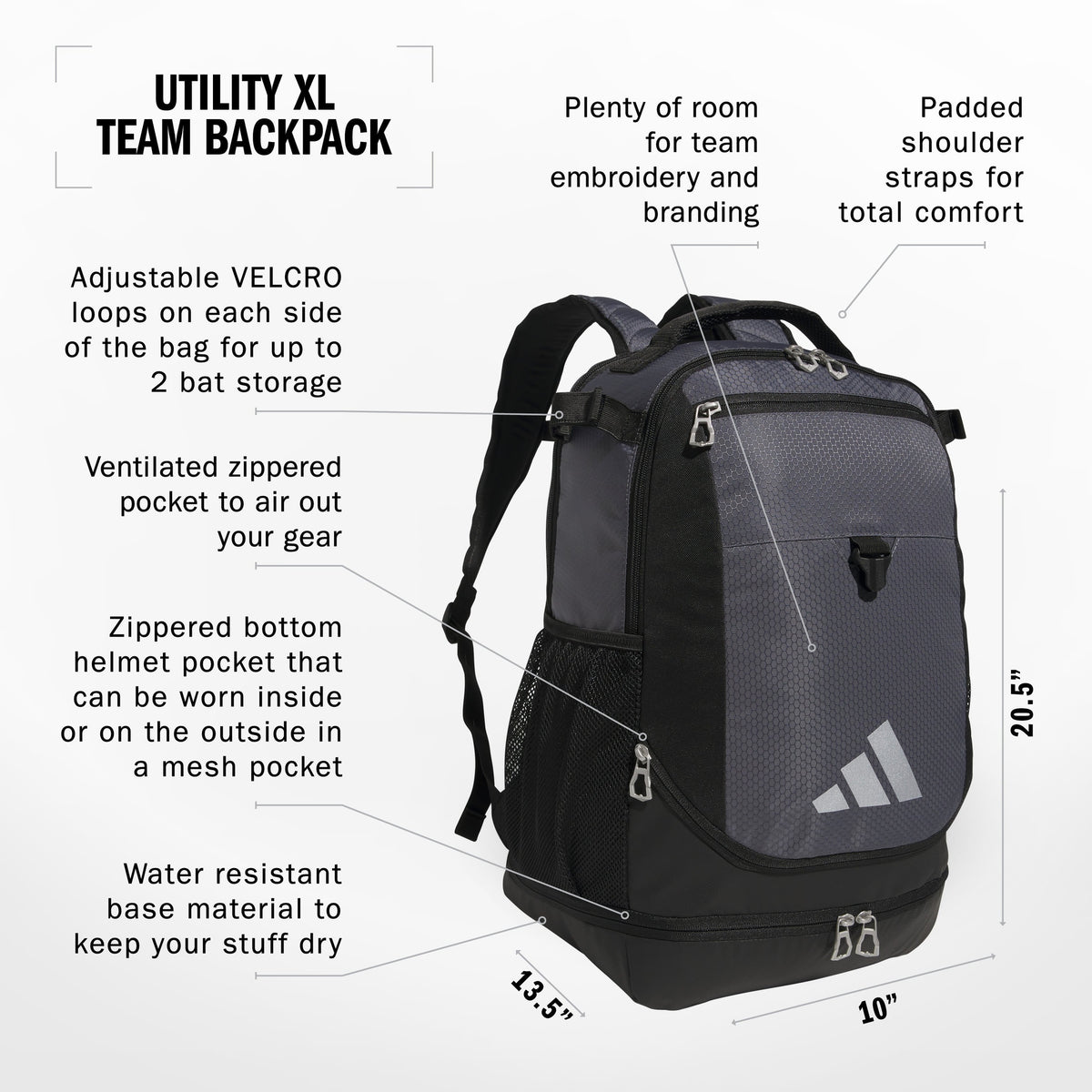 adidas Utility XL Team Backpack-2