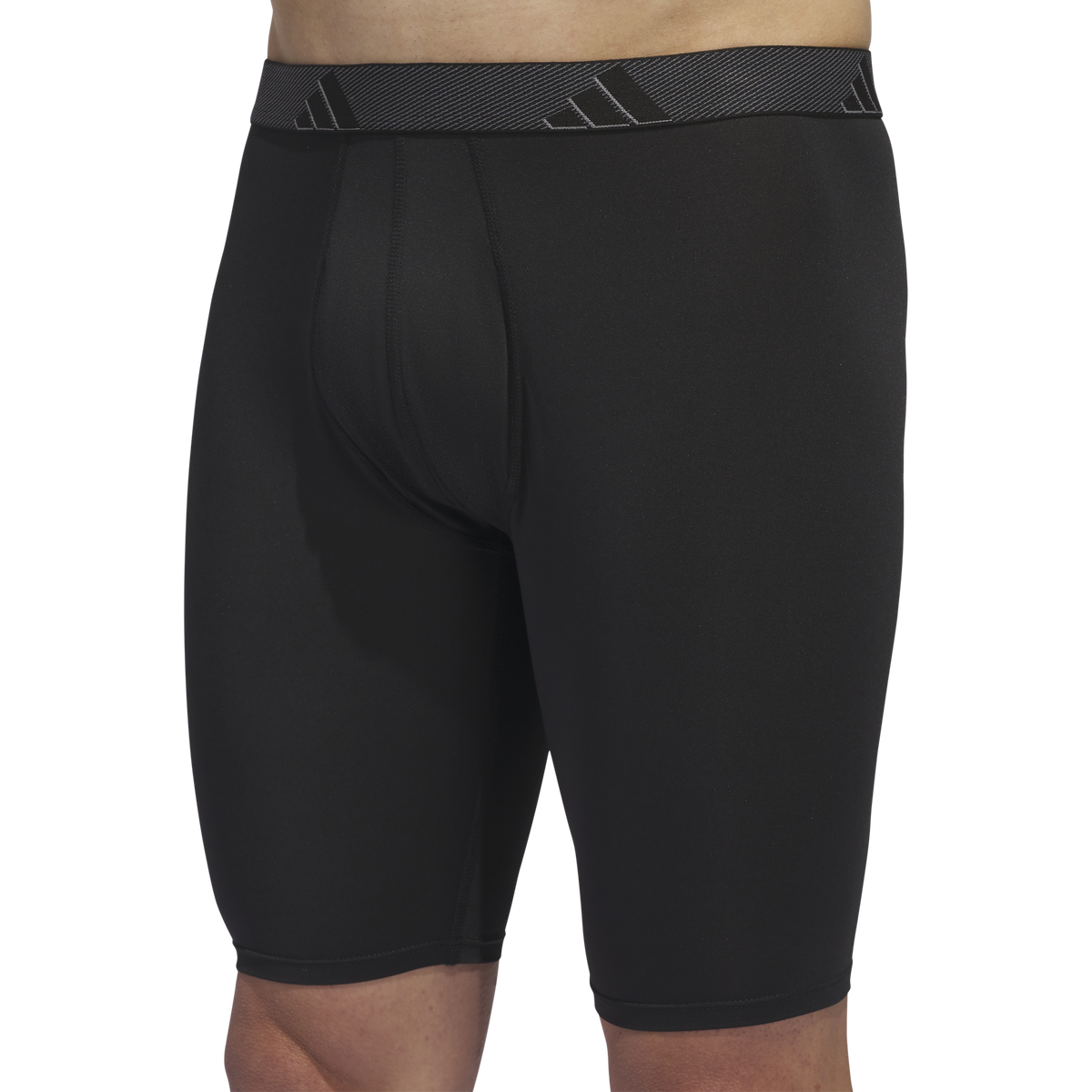 adidas Men's Microfiber 3-Pack Long Boxer Brief-3