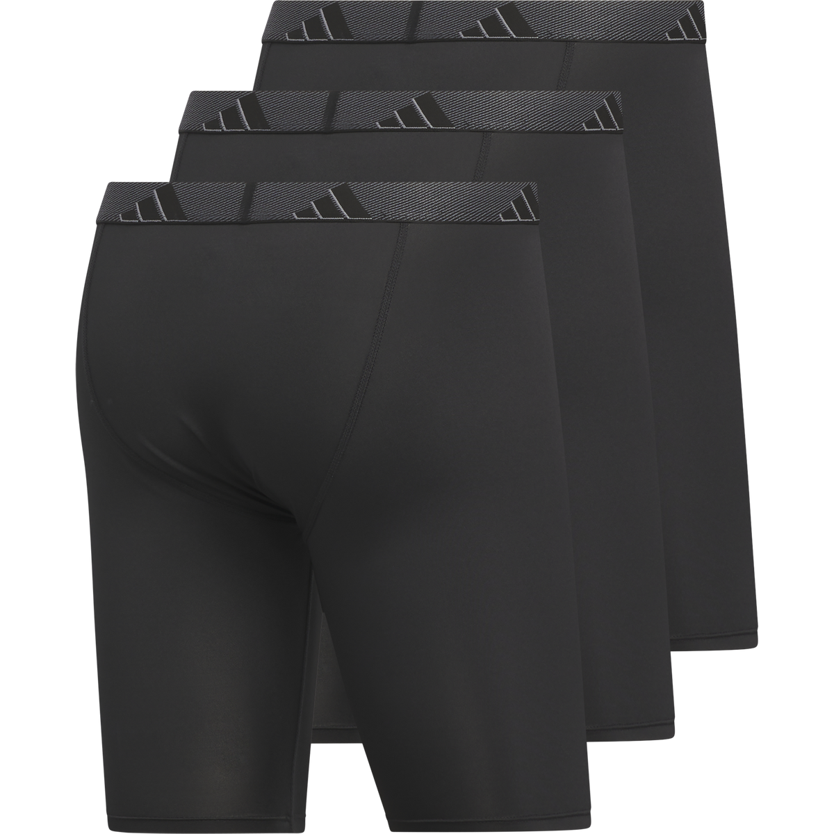 adidas Men's Microfiber 3-Pack Long Boxer Brief-5