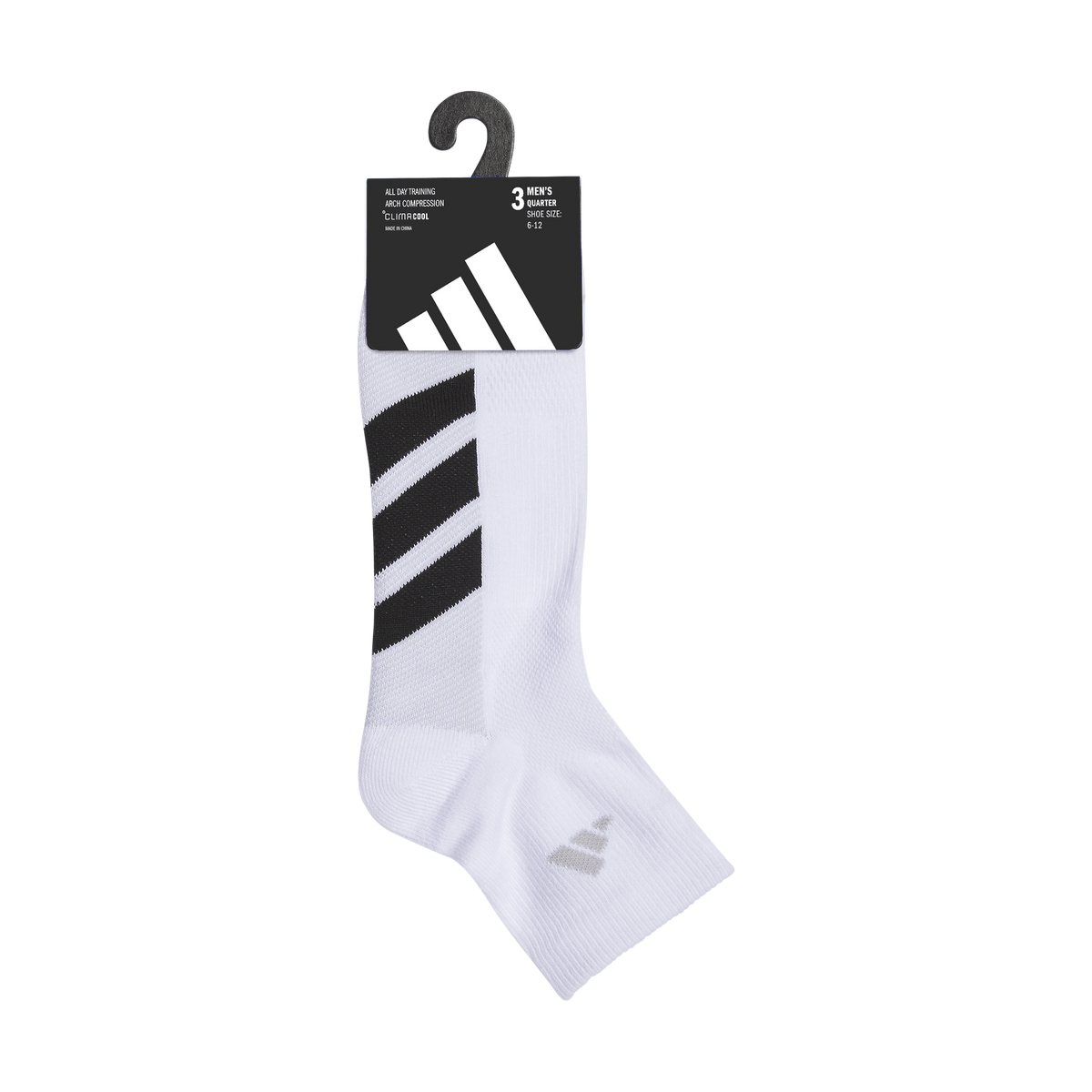 adidas Men's All Day Training 3-Pack Quarter Sock-8