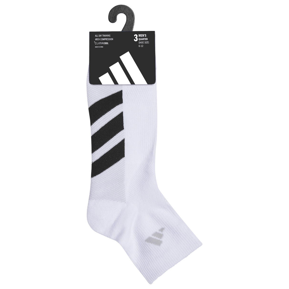 adidas Men's All Day Training 3-Pack Quarter Sock-8