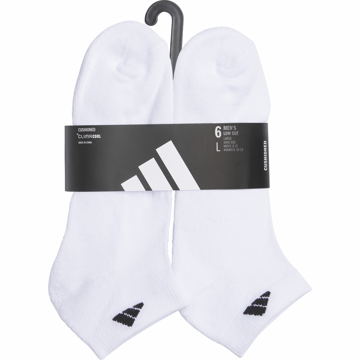 adidas Men's Classic Cushioned 6-Pack Low Cut Sock-5