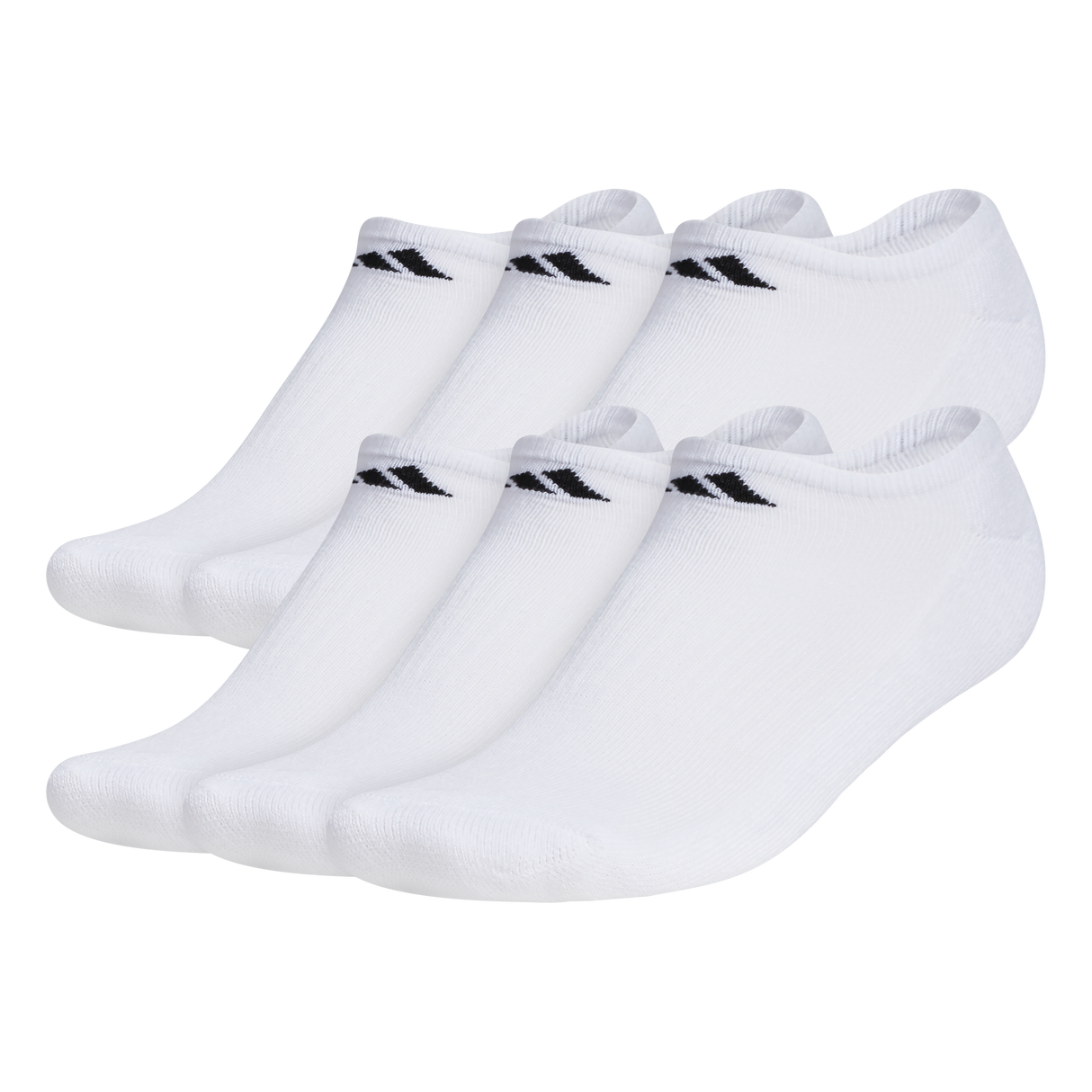 adidas Men's Athletic Cushioned 6-Pack No Show Sock-1